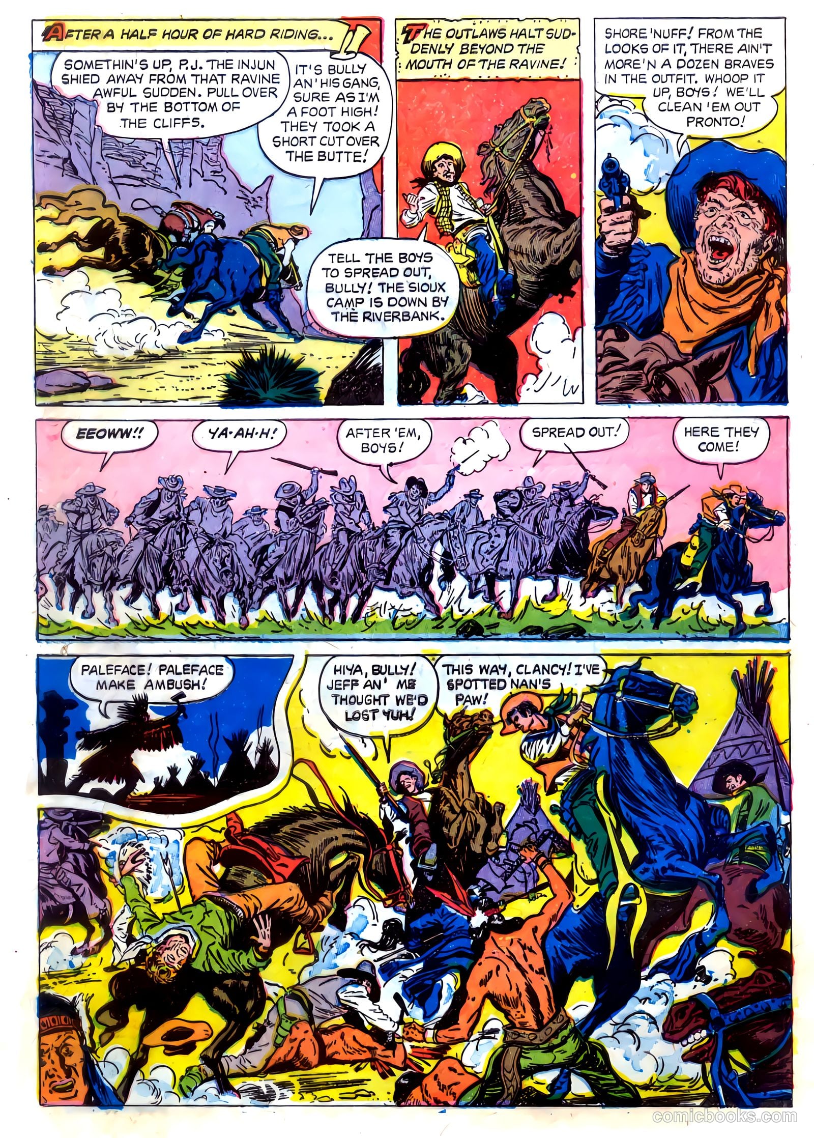 The Fightin' Texan #16 (1952) — page 8 of 36