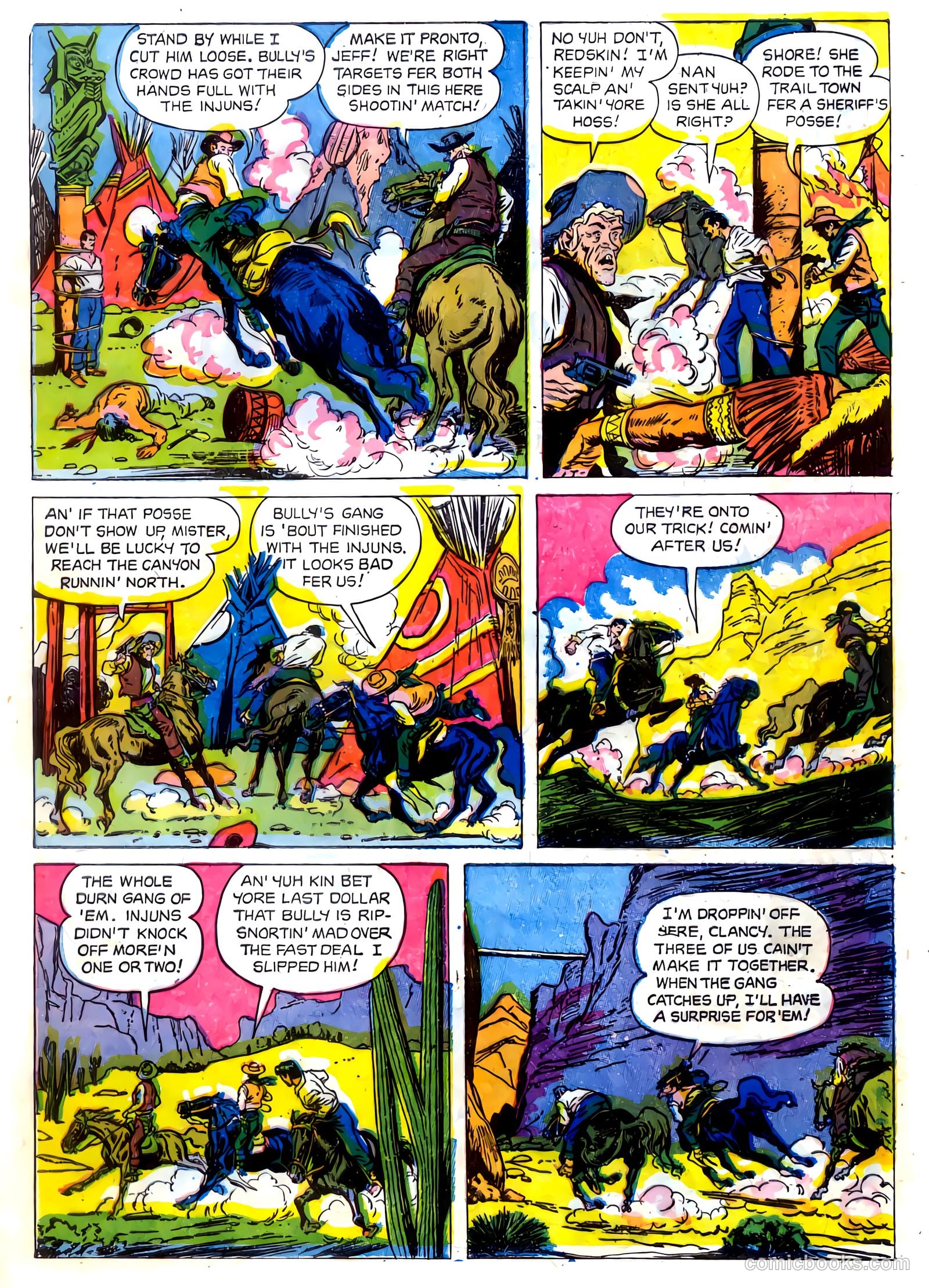 The Fightin' Texan #16 (1952) — page 9 of 36