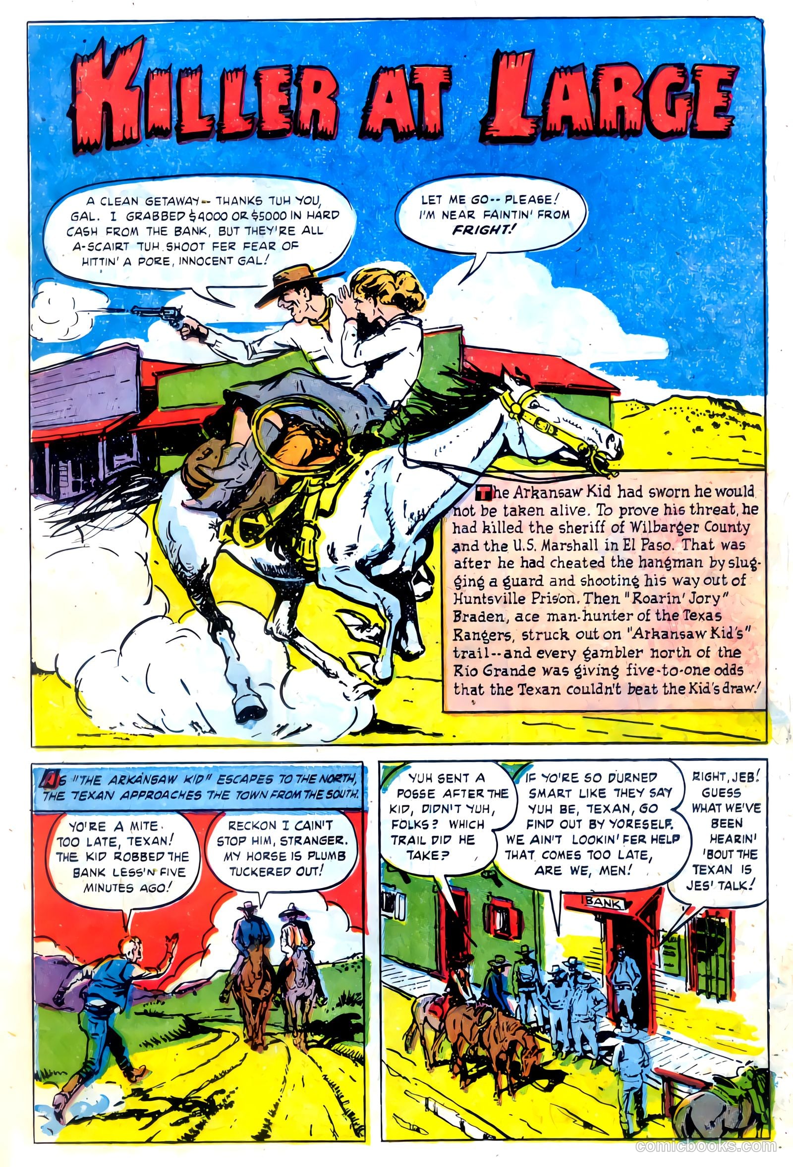 The Fightin' Texan #16 (1952) — page 11 of 36