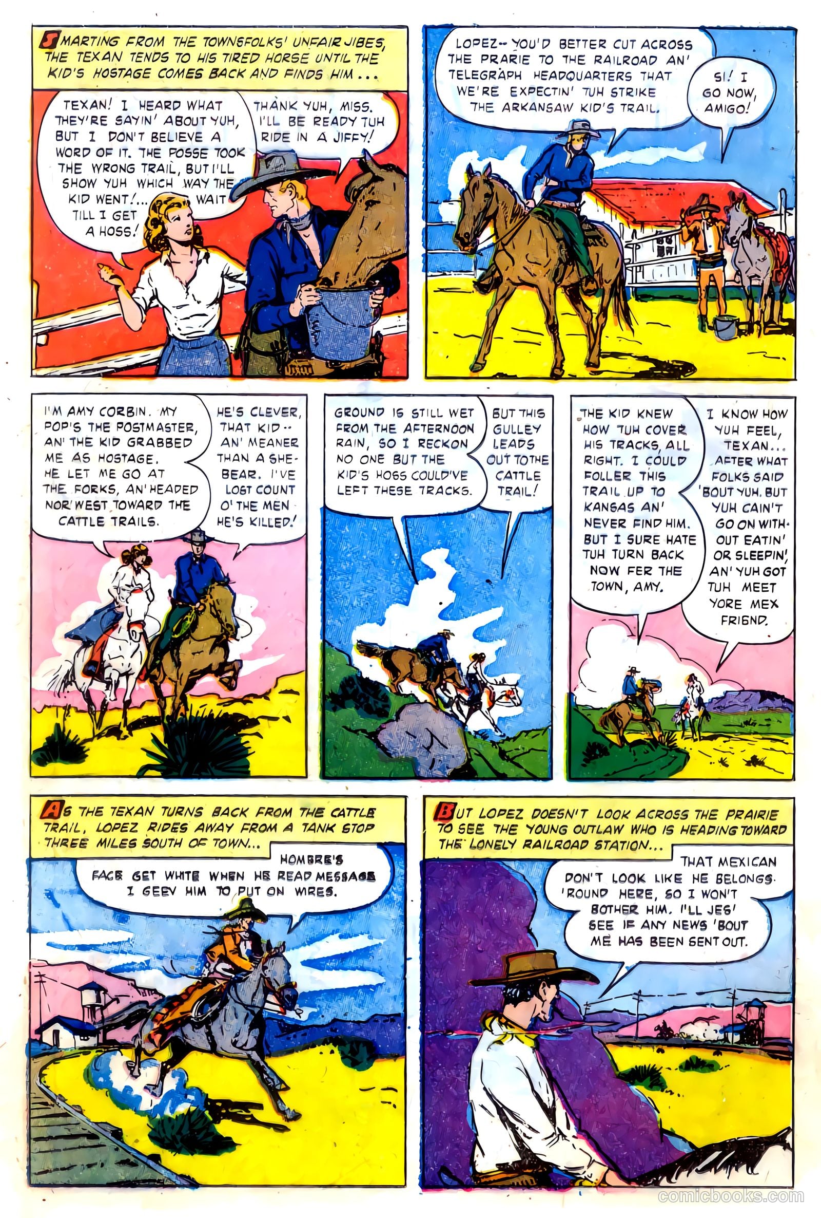 The Fightin' Texan #16 (1952) — page 12 of 36