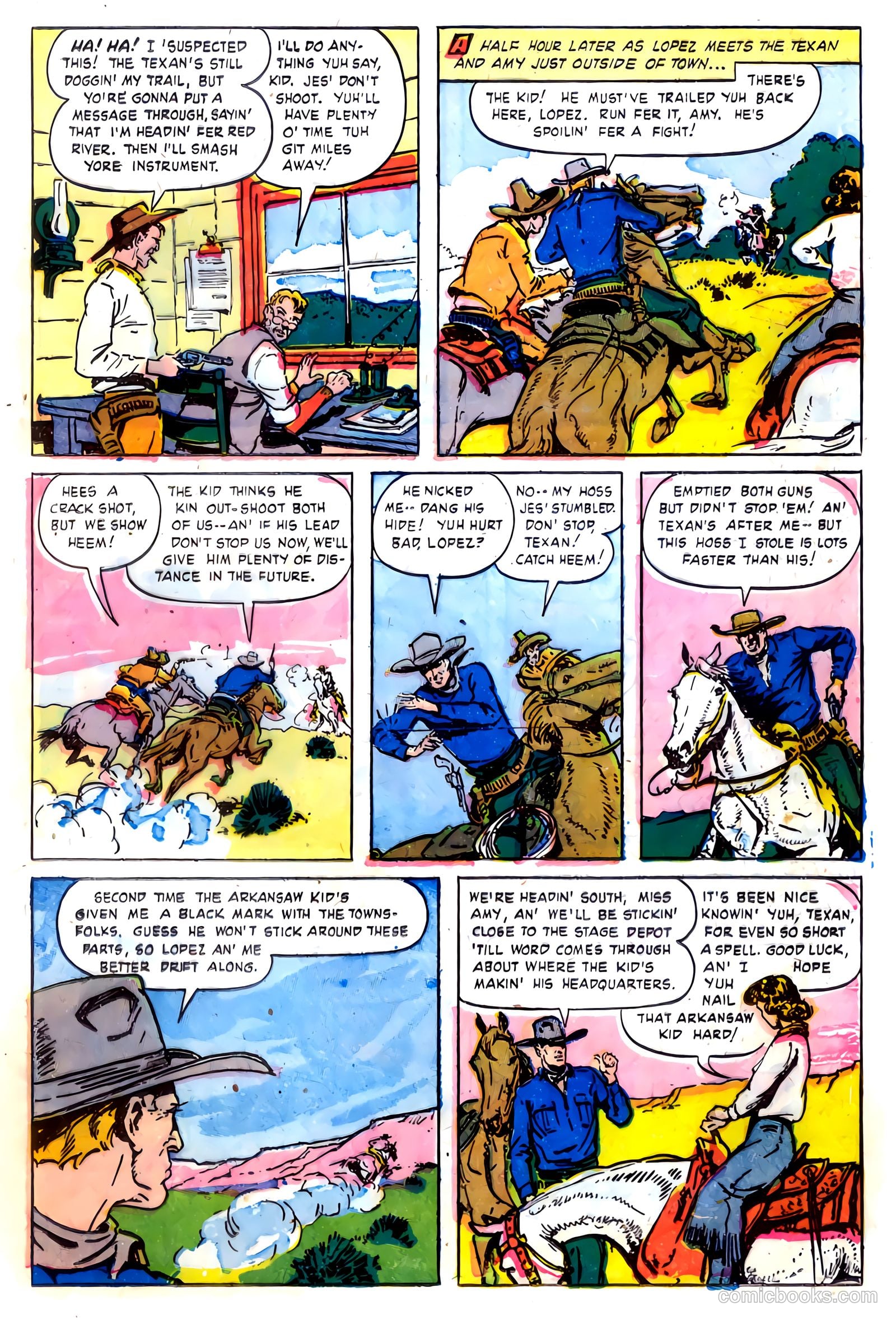 The Fightin' Texan #16 (1952) — page 13 of 36
