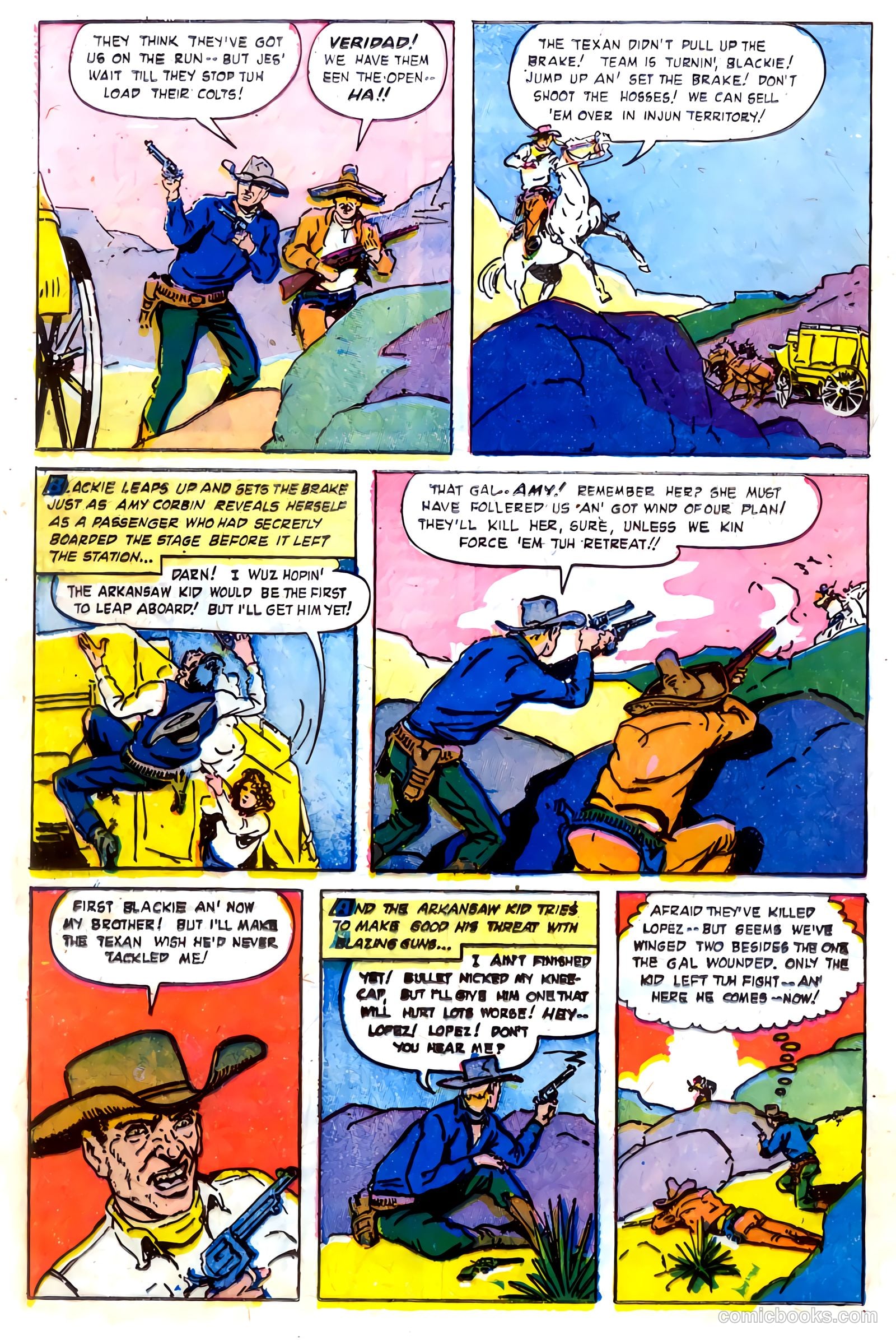 The Fightin' Texan #16 (1952) — page 16 of 36