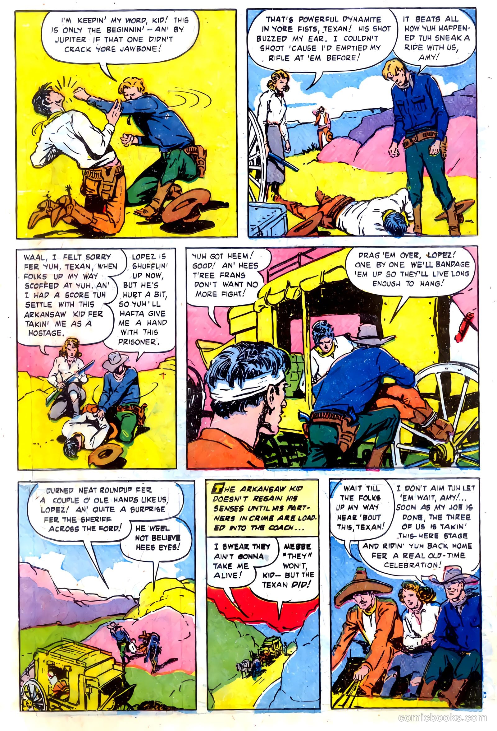 The Fightin' Texan #16 (1952) — page 18 of 36