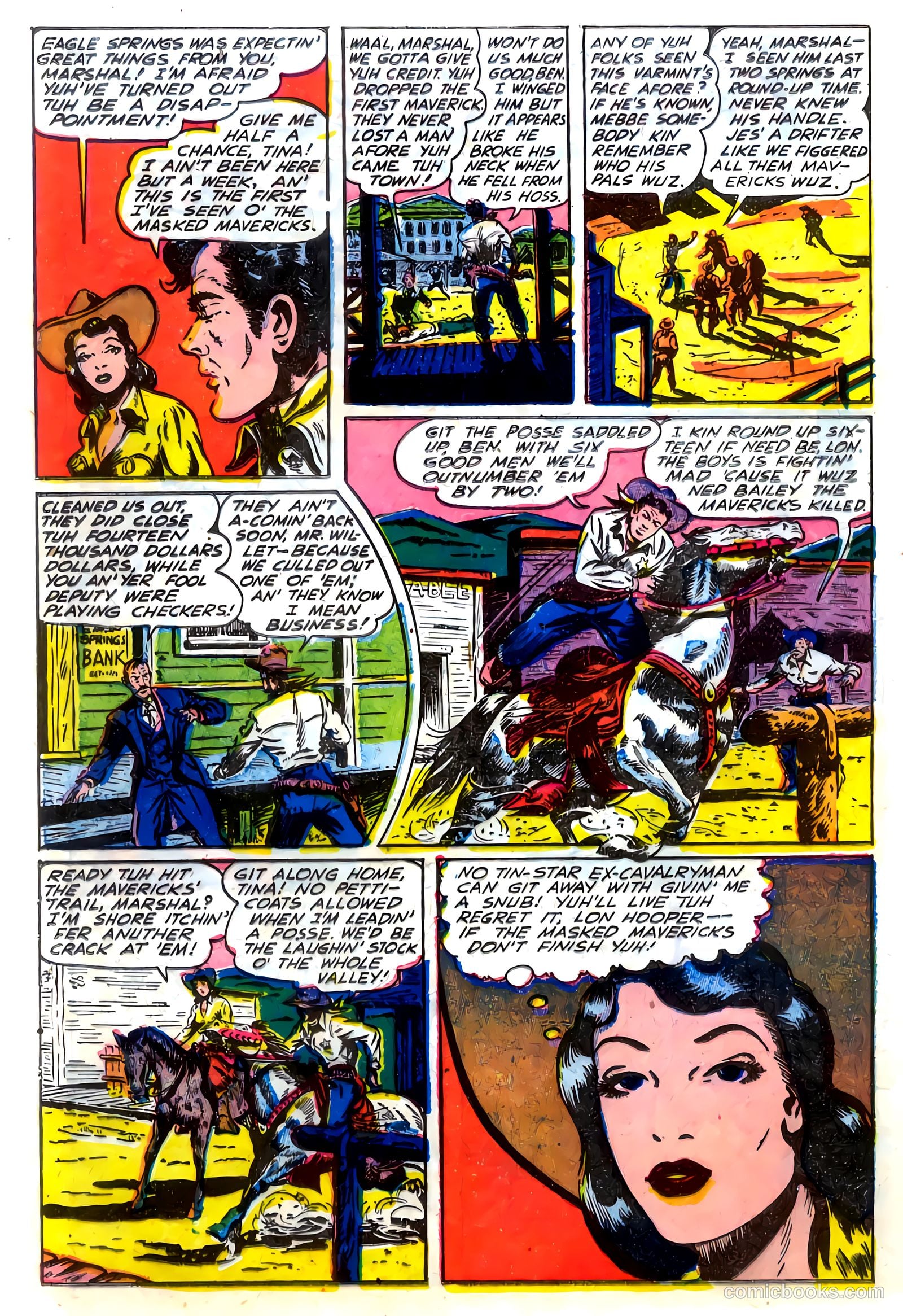 The Fightin' Texan #16 (1952) — page 20 of 36