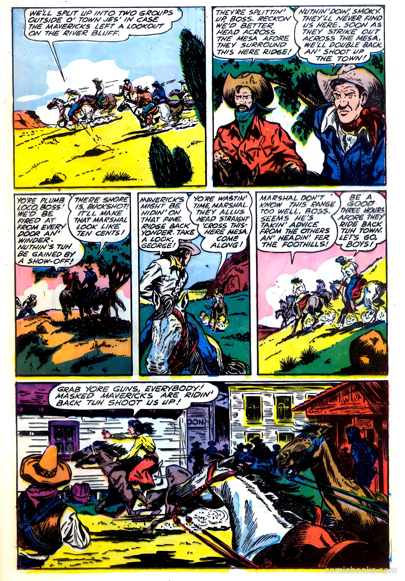 The Fightin' Texan #16 (1952) — page 21 of 36