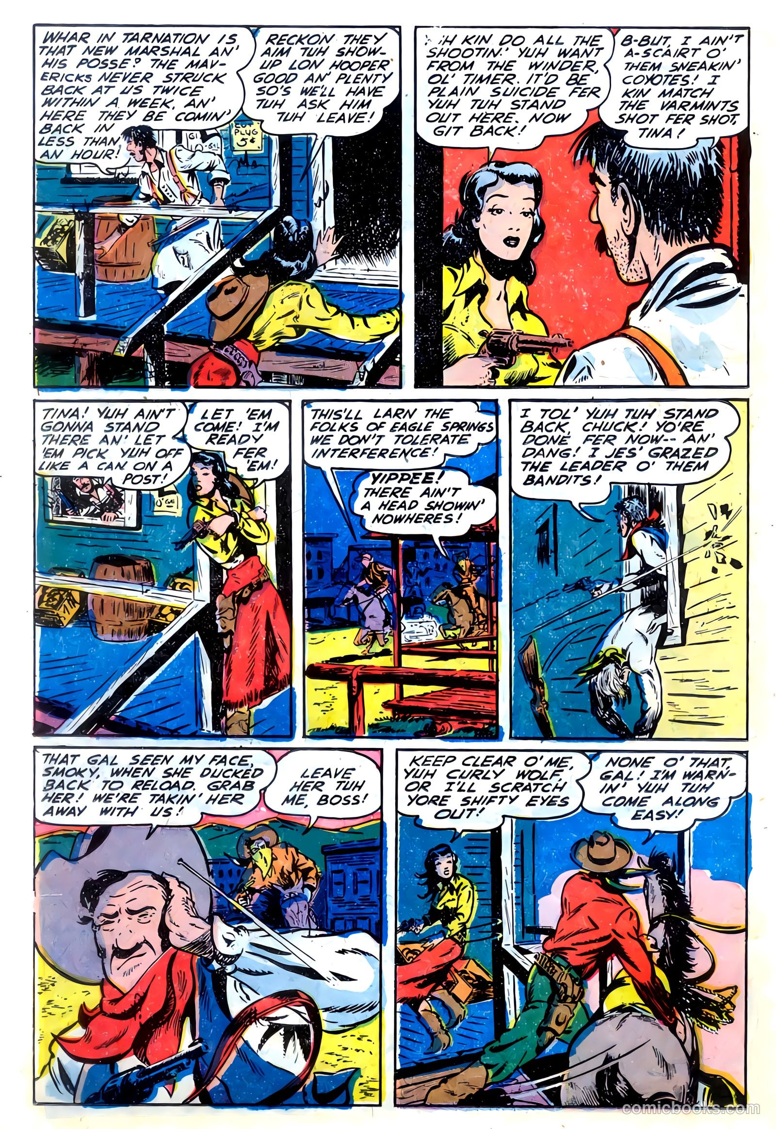 The Fightin' Texan #16 (1952) — page 22 of 36