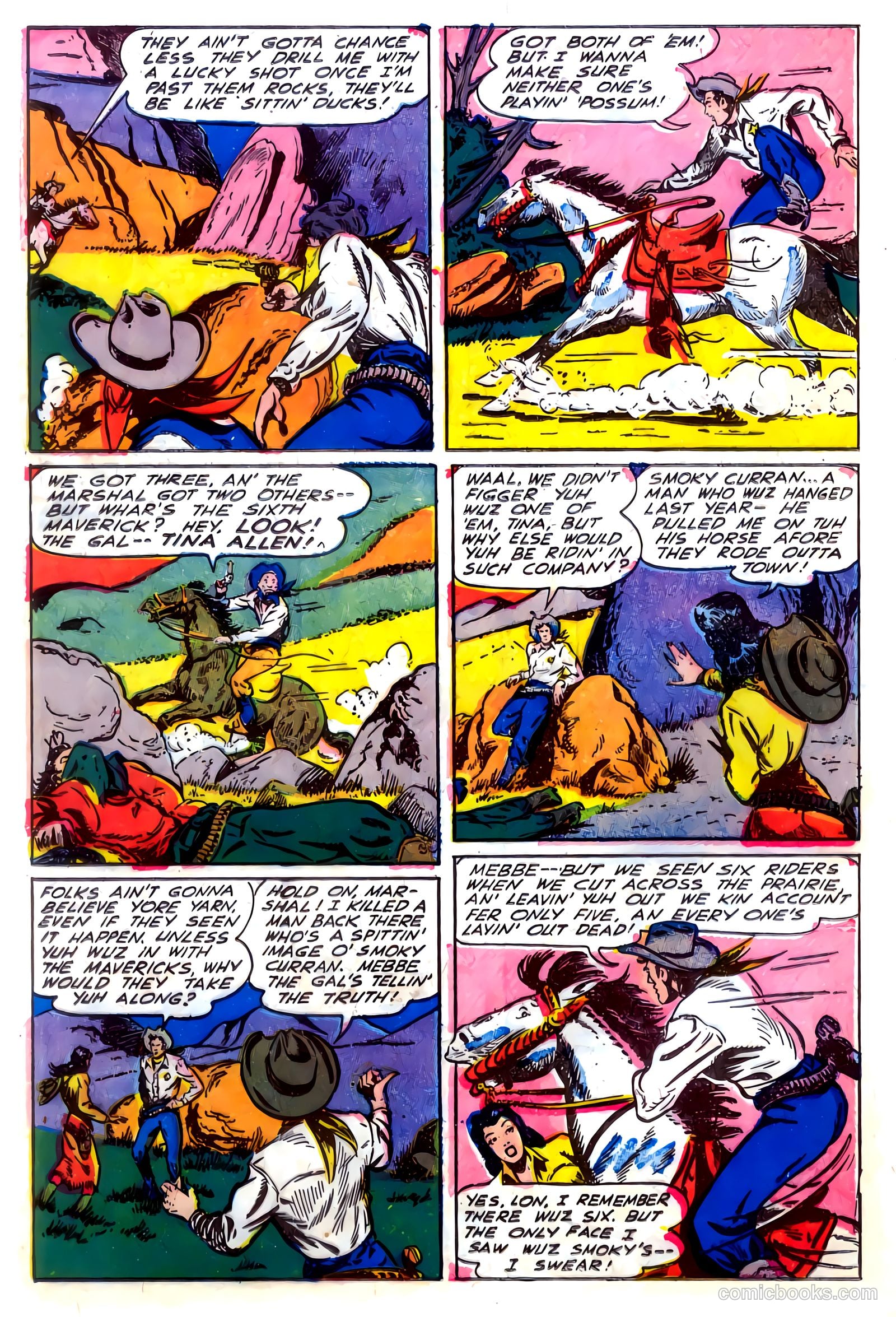 The Fightin' Texan #16 (1952) — page 24 of 36