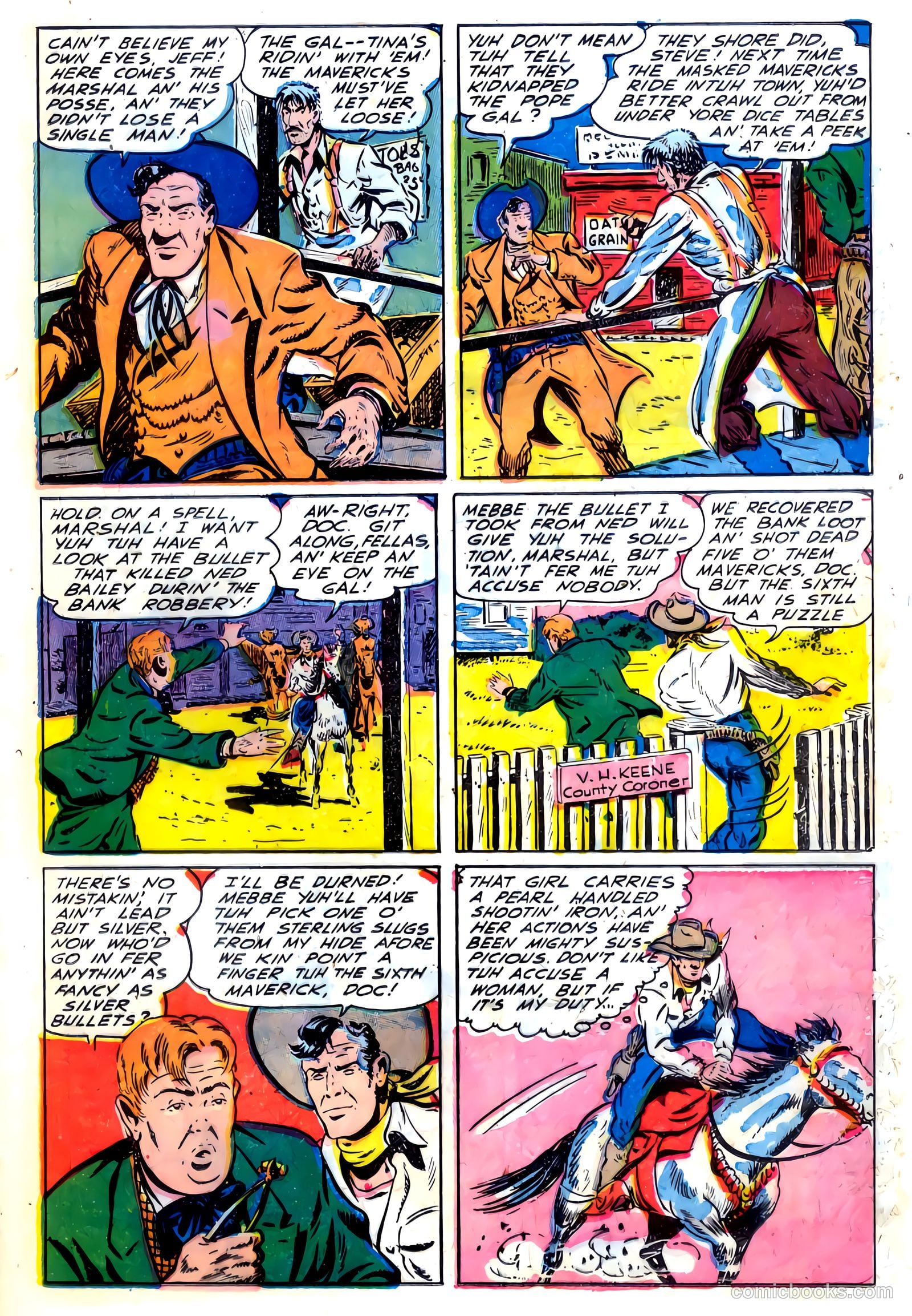 The Fightin' Texan #16 (1952) — page 25 of 36