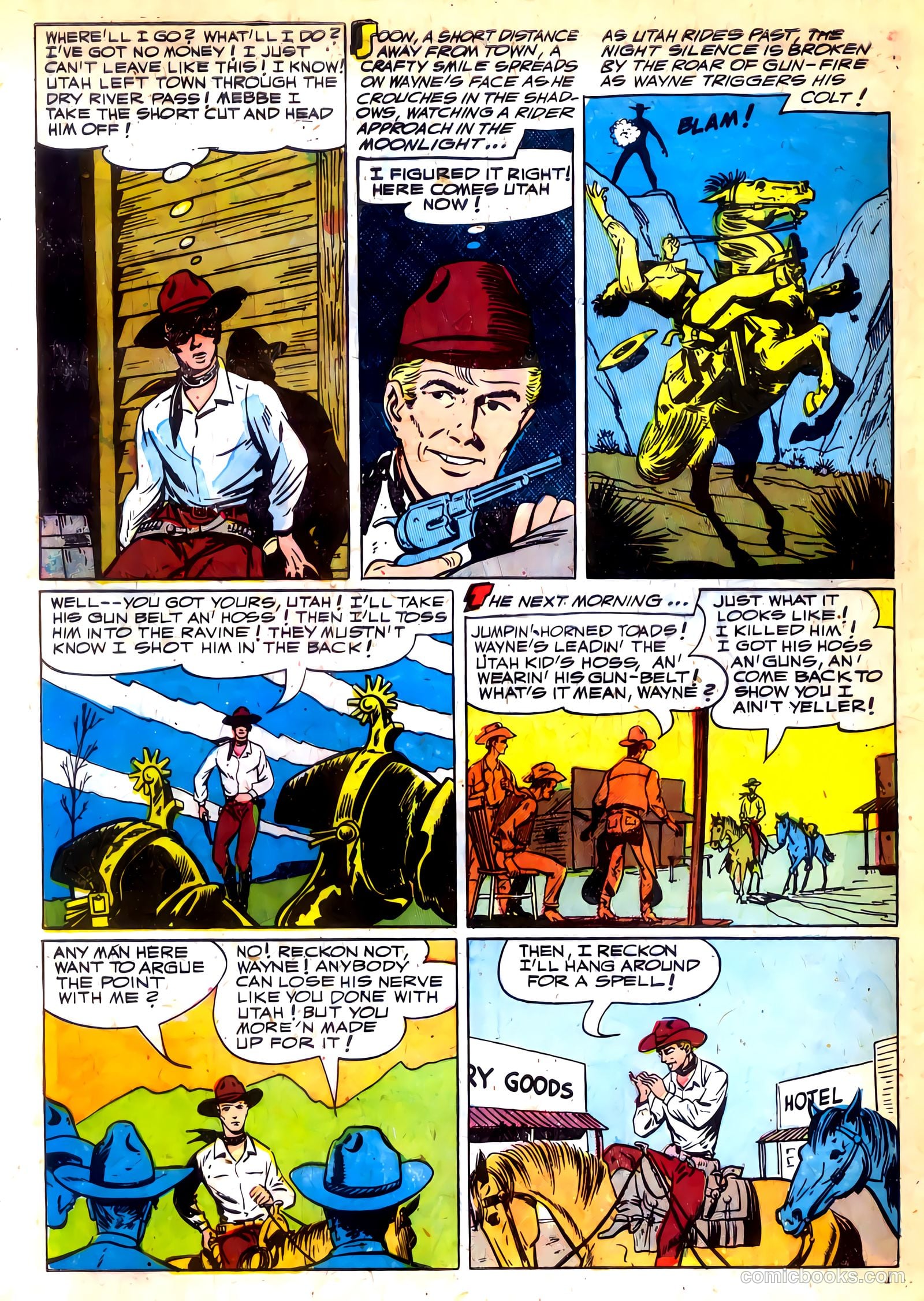 The Fightin' Texan #17 (1952) — page 7 of 37