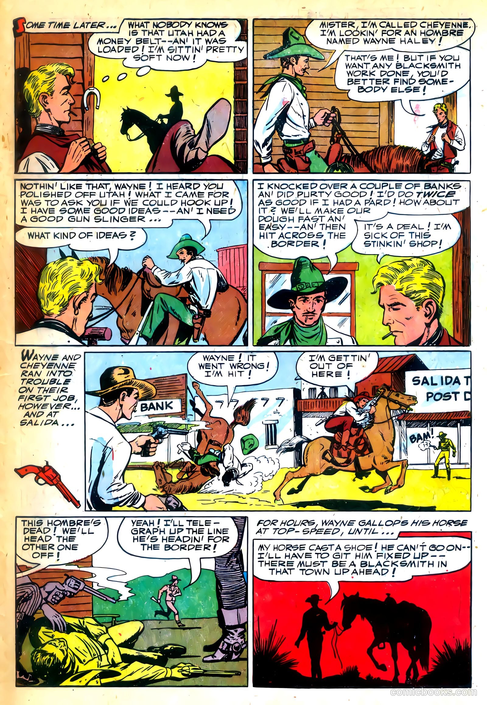 The Fightin' Texan #17 (1952) — page 8 of 37