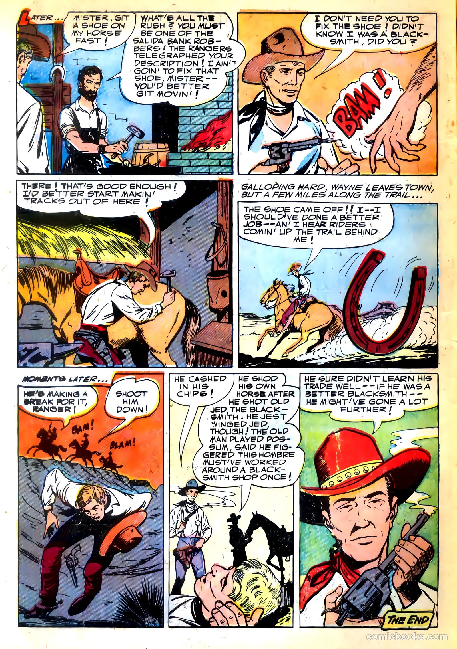 The Fightin' Texan #17 (1952) — page 9 of 37