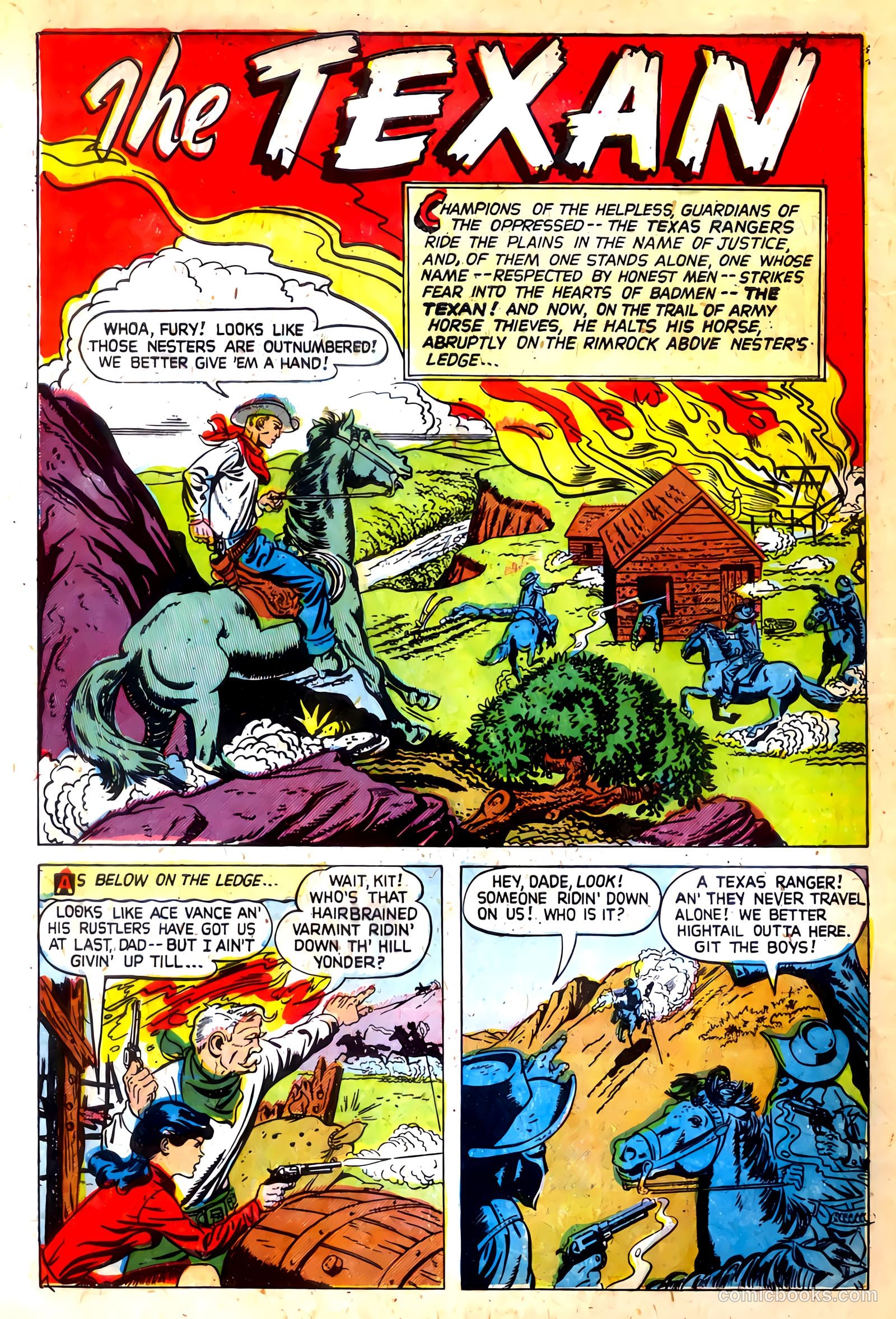 The Fightin' Texan #17 (1952) — page 11 of 37