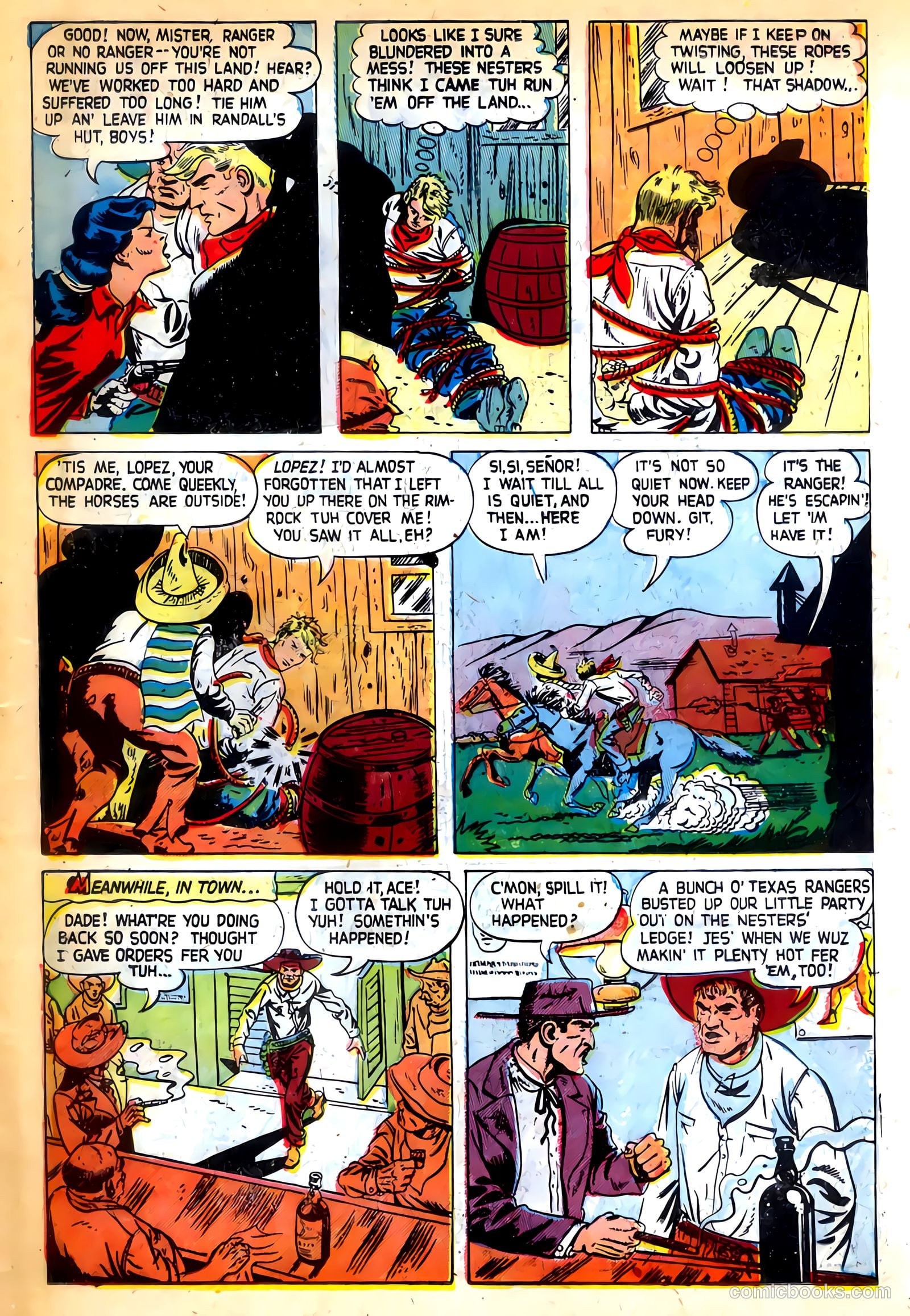 The Fightin' Texan #17 (1952) — page 14 of 37