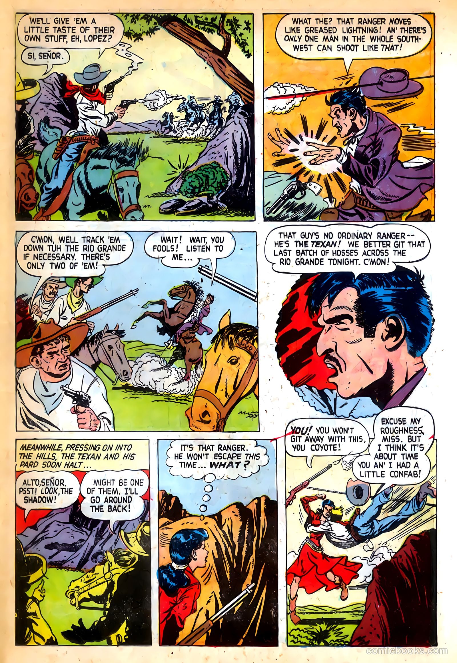 The Fightin' Texan #17 (1952) — page 16 of 37