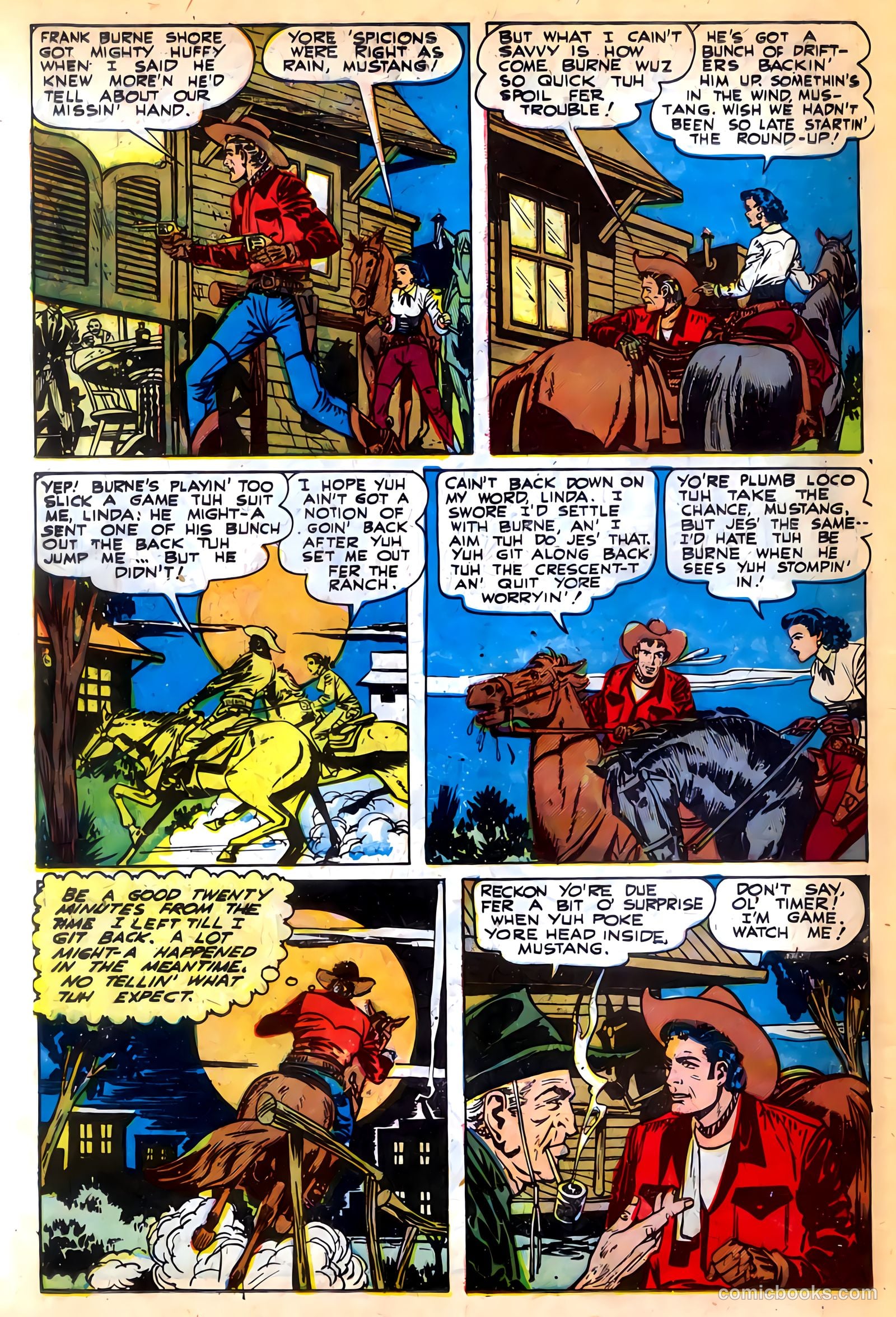 The Fightin' Texan #17 (1952) — page 21 of 37