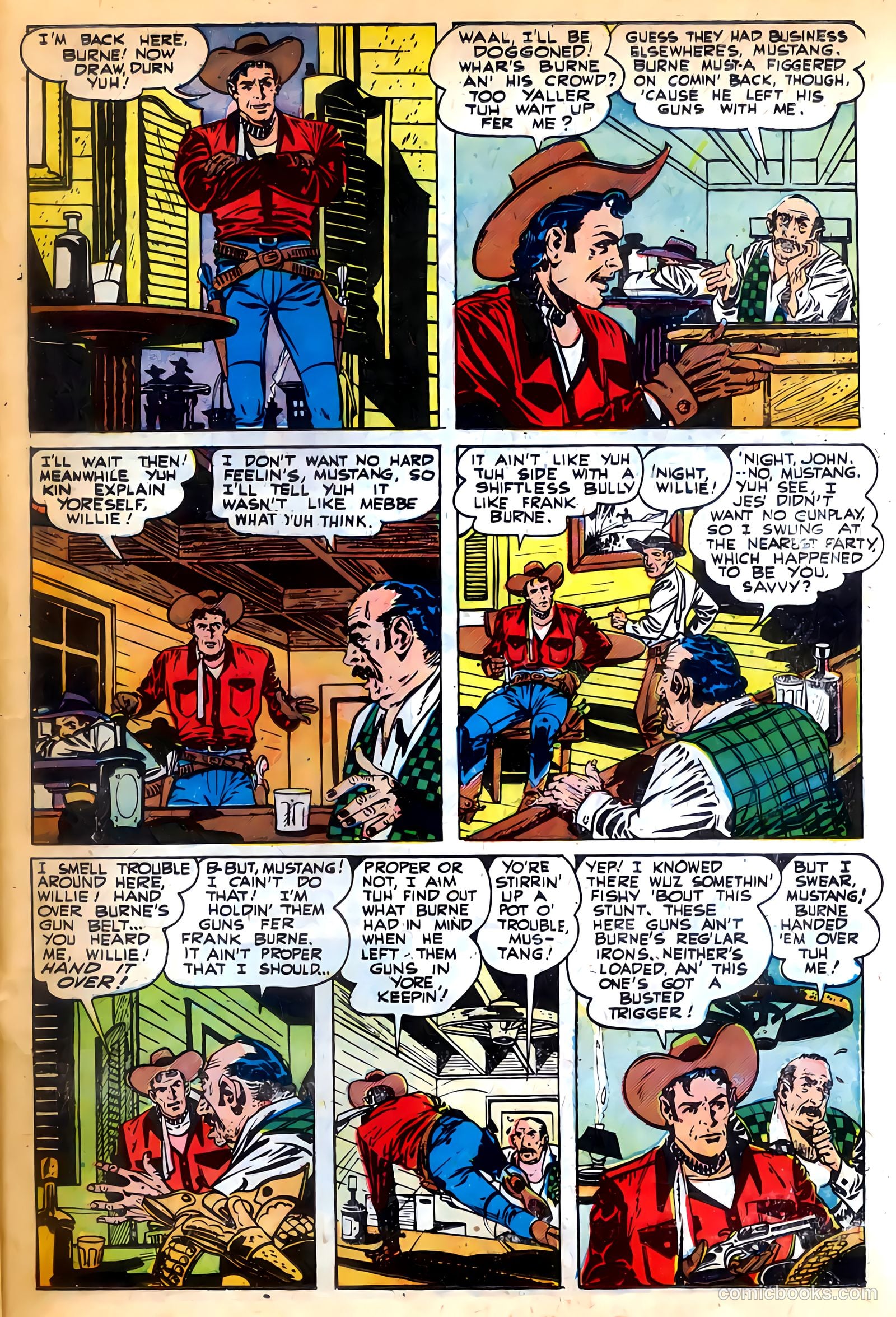 The Fightin' Texan #17 (1952) — page 22 of 37