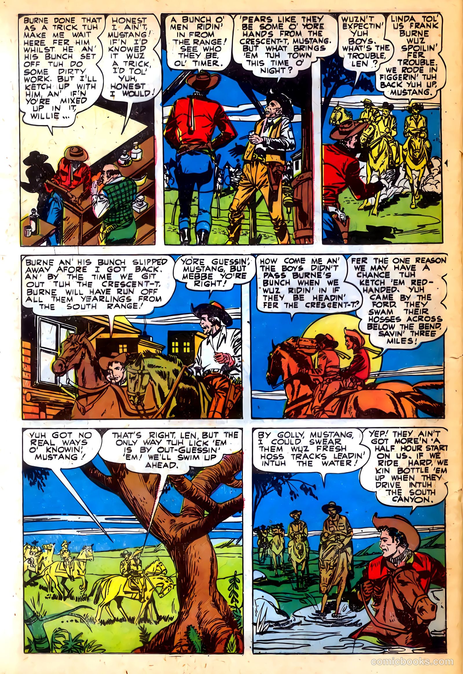 The Fightin' Texan #17 (1952) — page 23 of 37