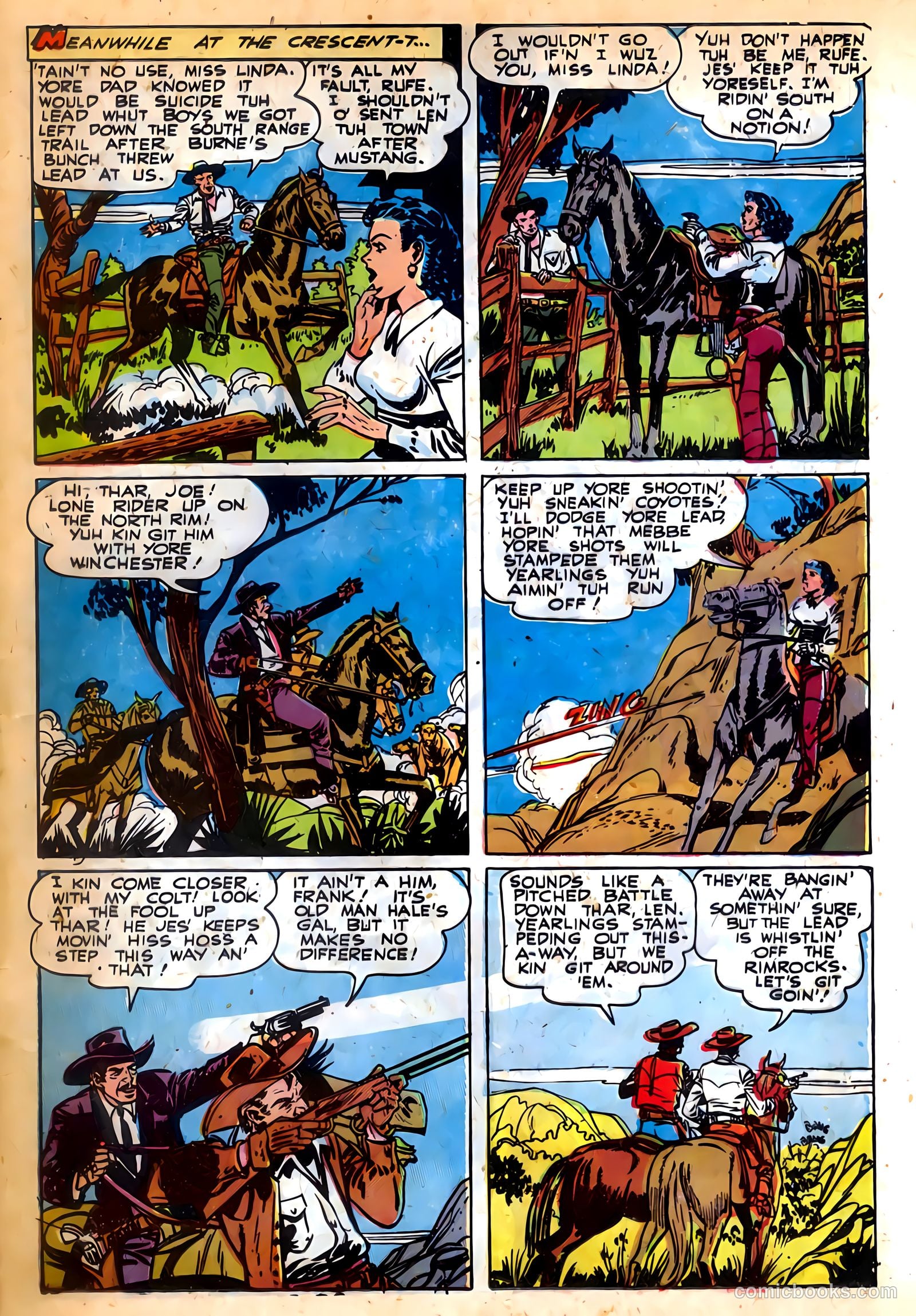 The Fightin' Texan #17 (1952) — page 24 of 37