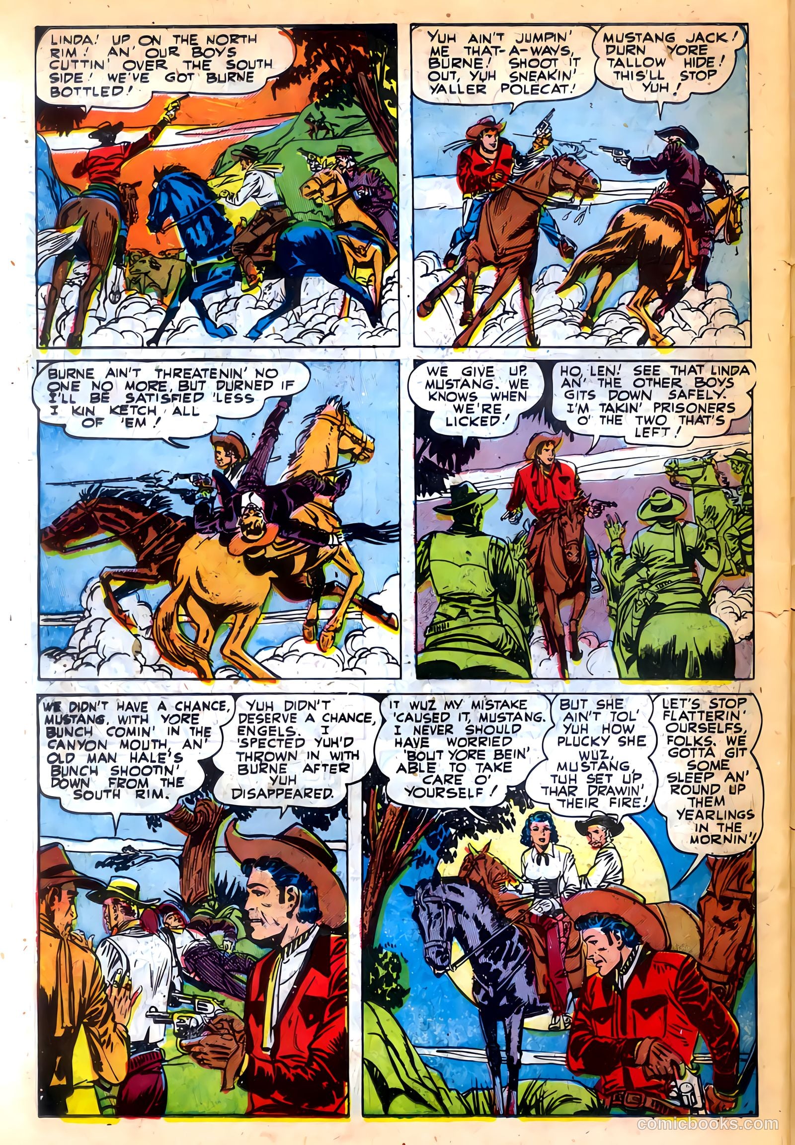 The Fightin' Texan #17 (1952) — page 25 of 37