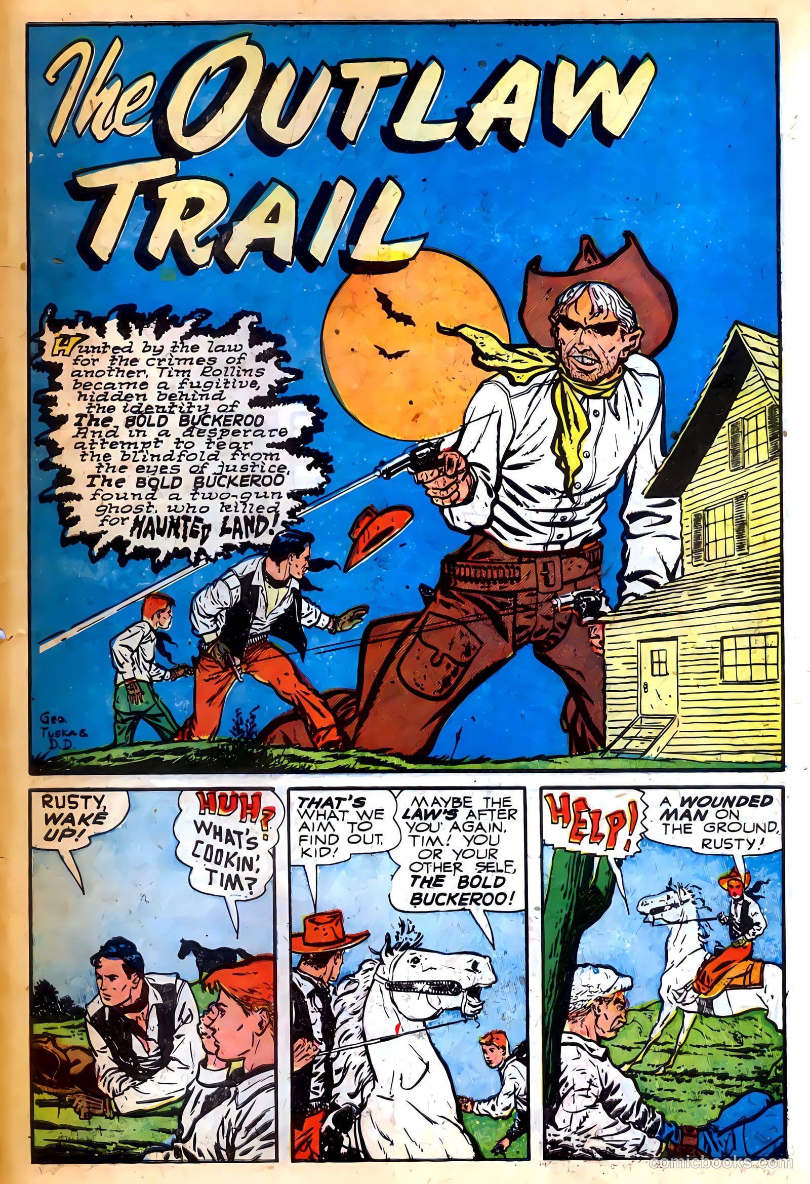 The Fightin' Texan #17 (1952) — page 30 of 37