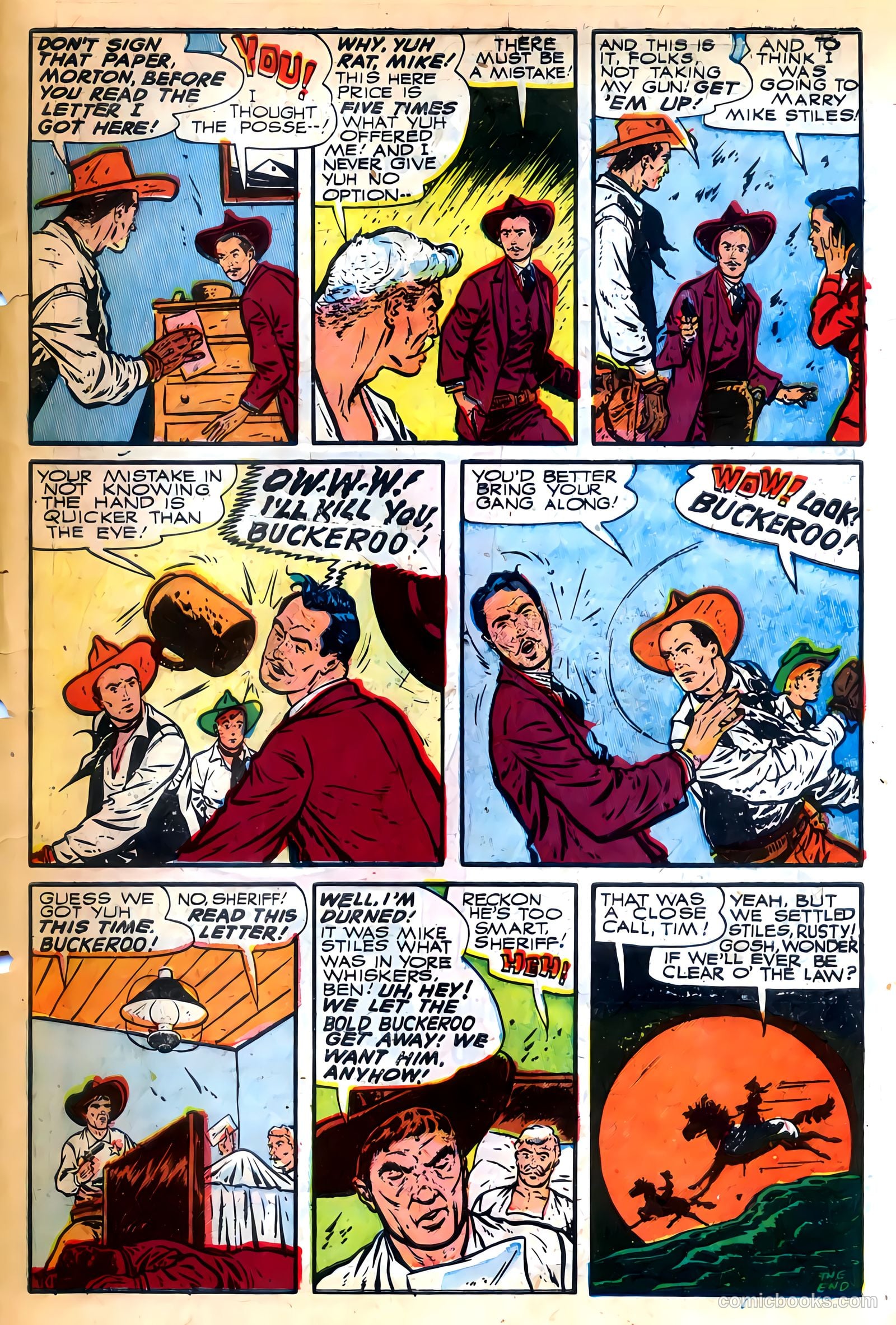 The Fightin' Texan #17 (1952) — page 34 of 37
