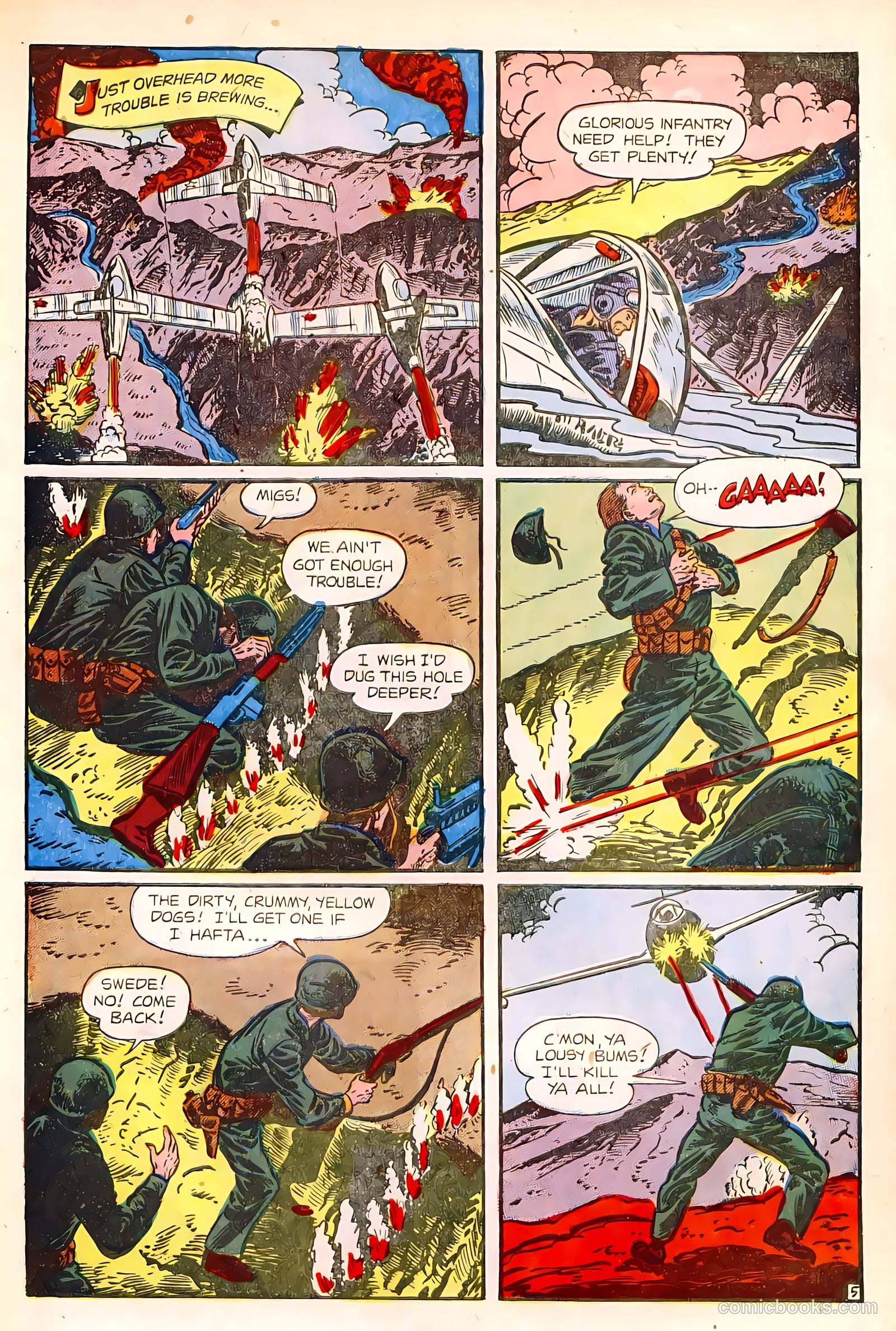 The Fighting Man #4 (1953) — page 7 of 36