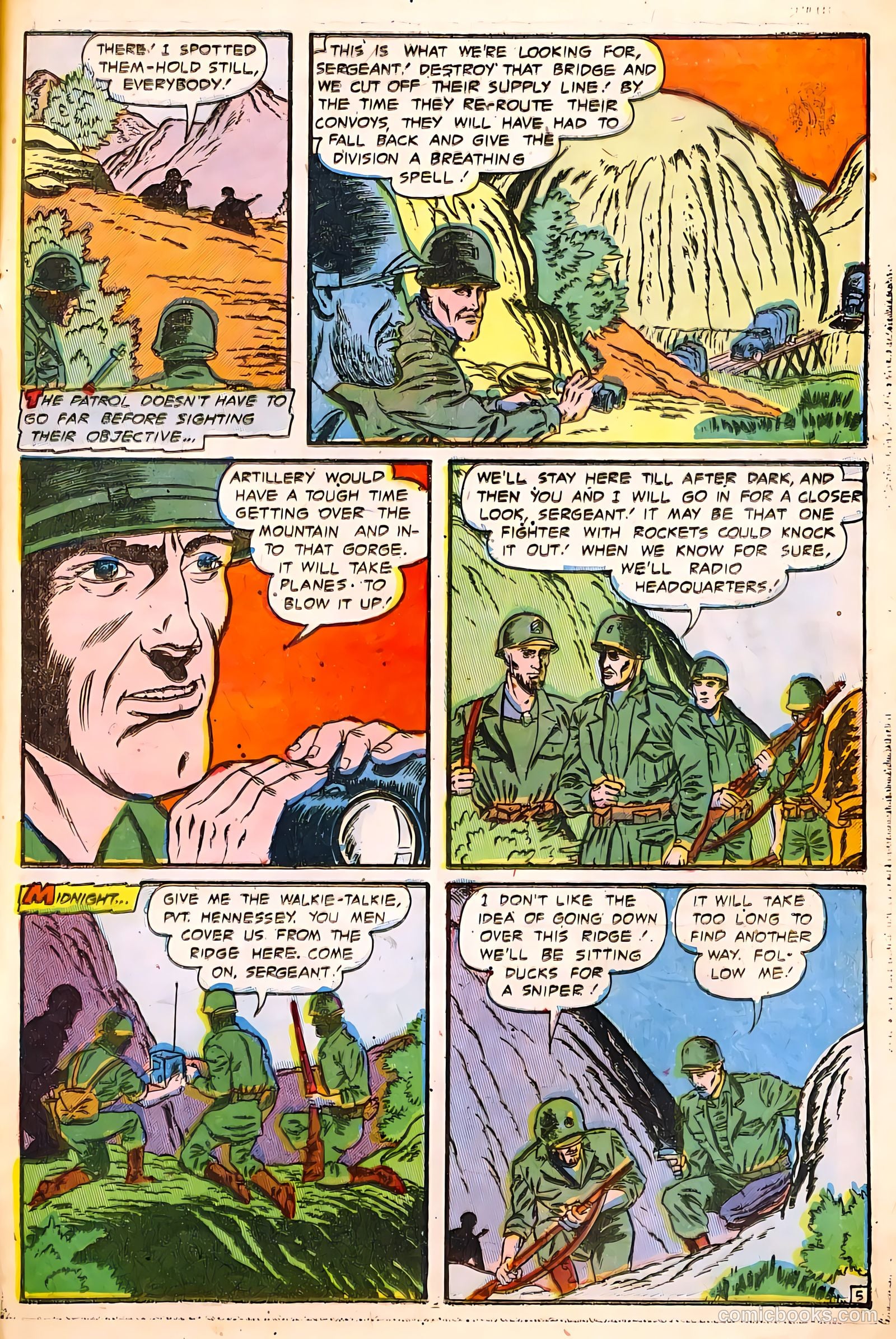 The Fighting Man #5 (1953) — page 23 of 36