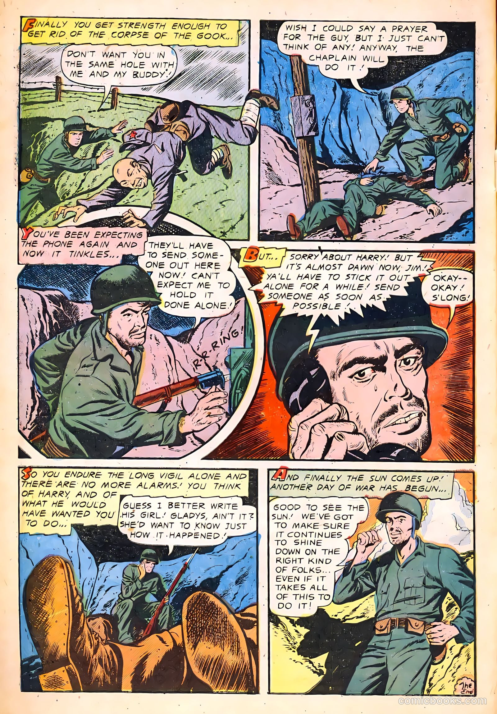The Fighting Man #5 (1953) — page 32 of 36