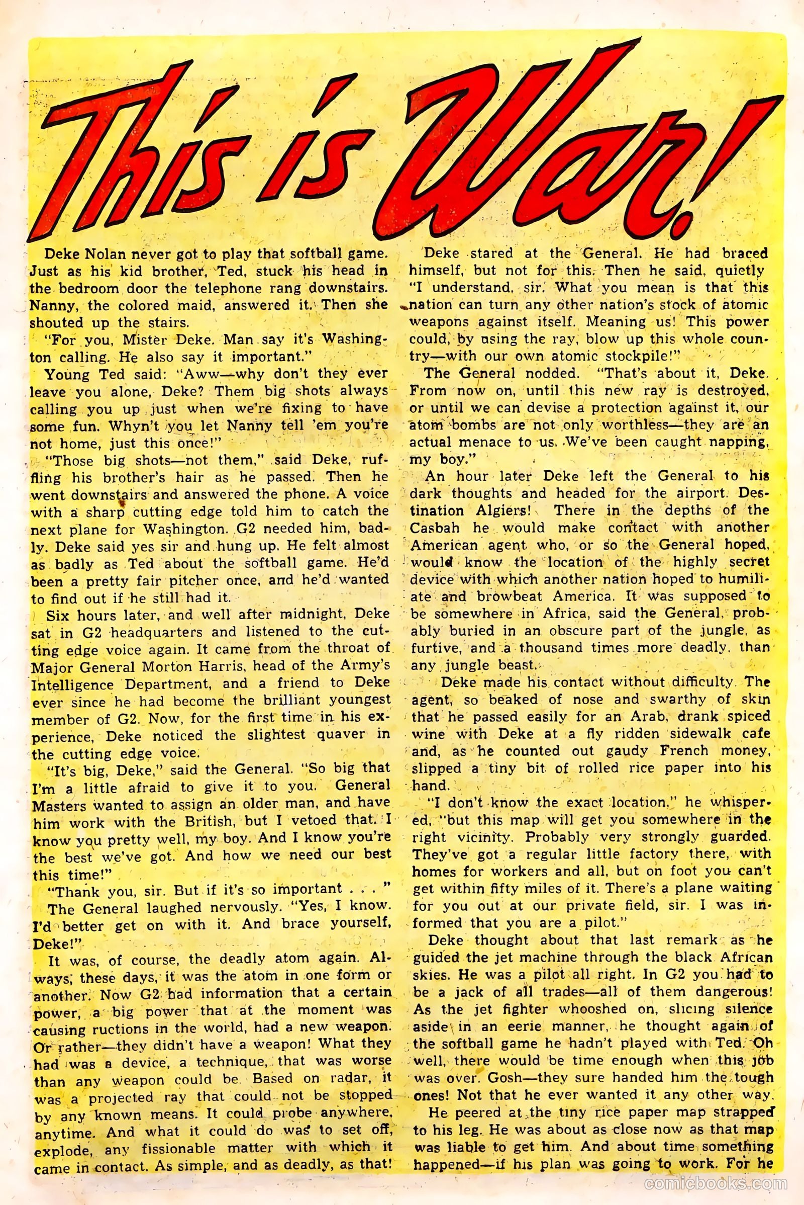 The Fighting Man #7 (1953) — page 17 of 36