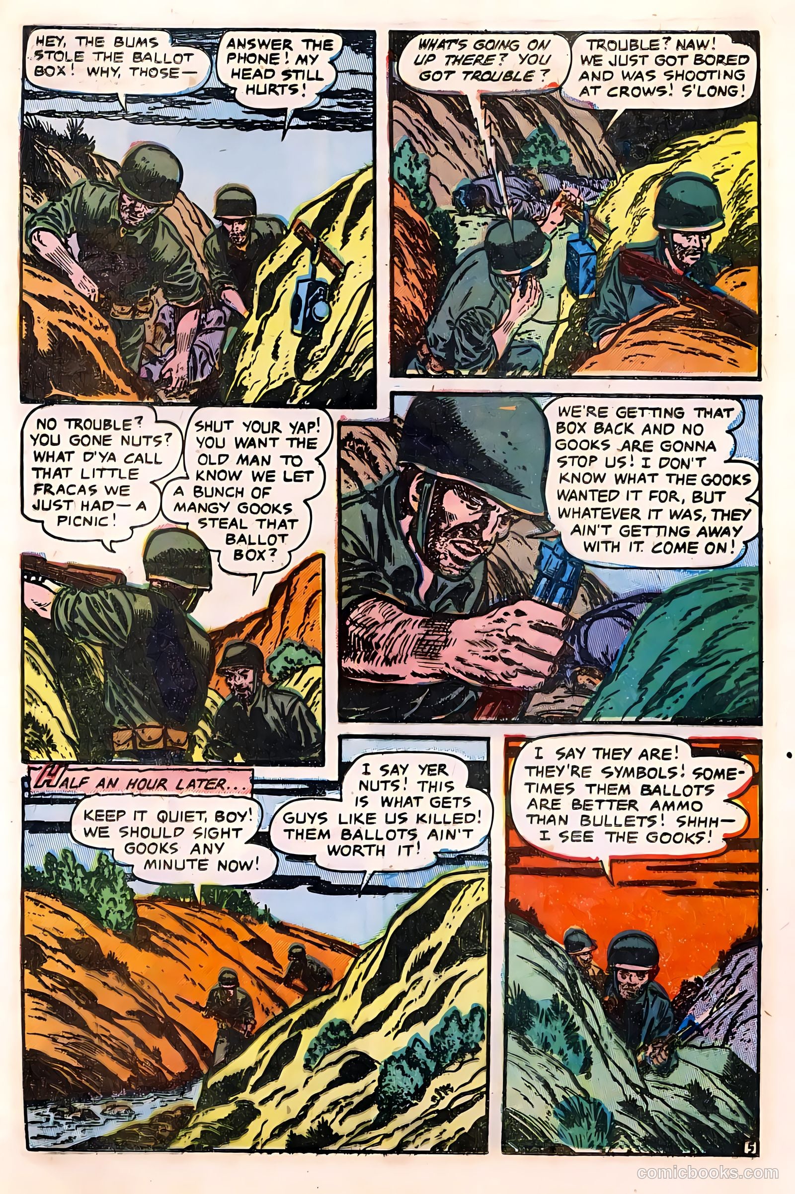 The Fighting Man #7 (1953) — page 23 of 36