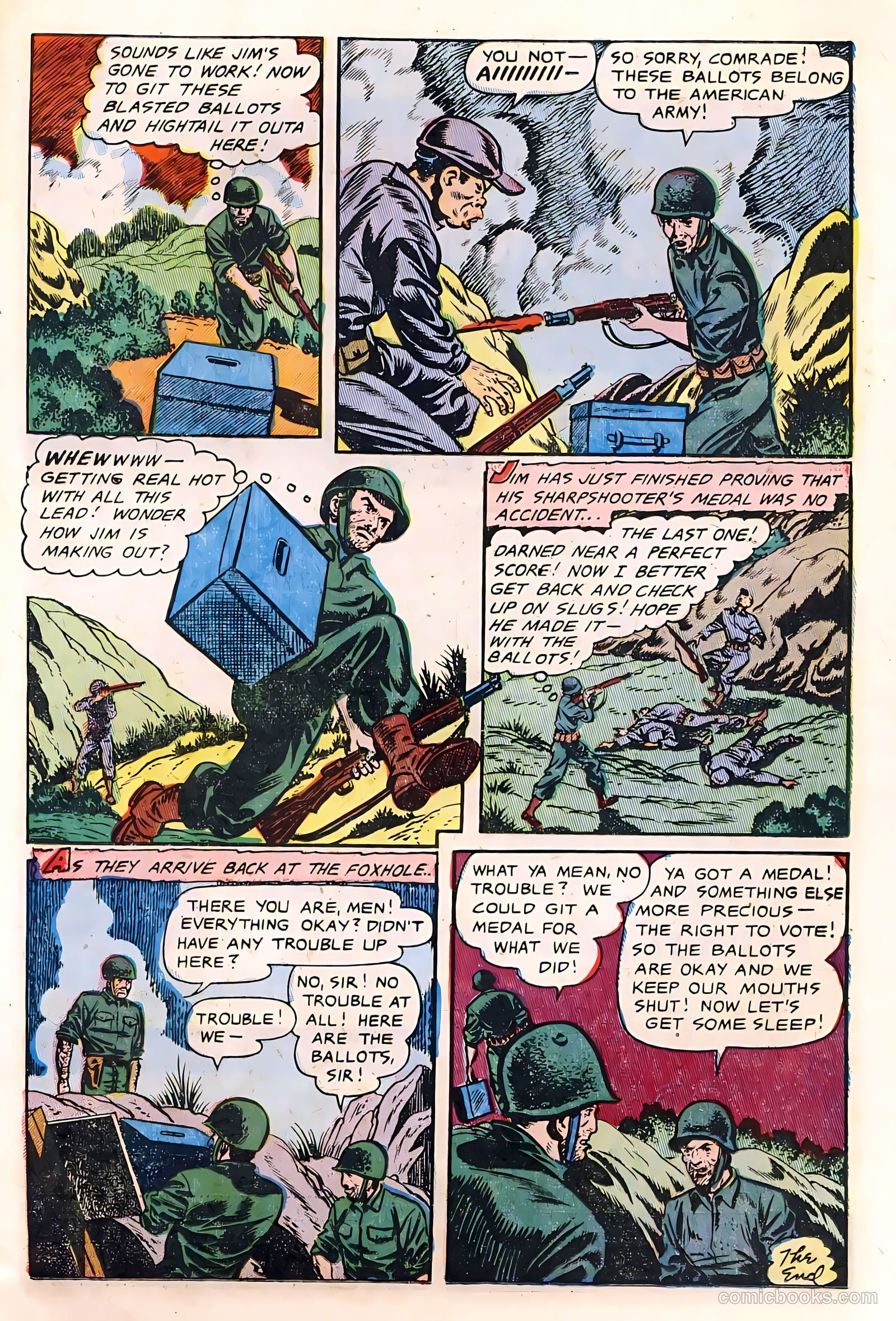 The Fighting Man #7 (1953) — page 25 of 36