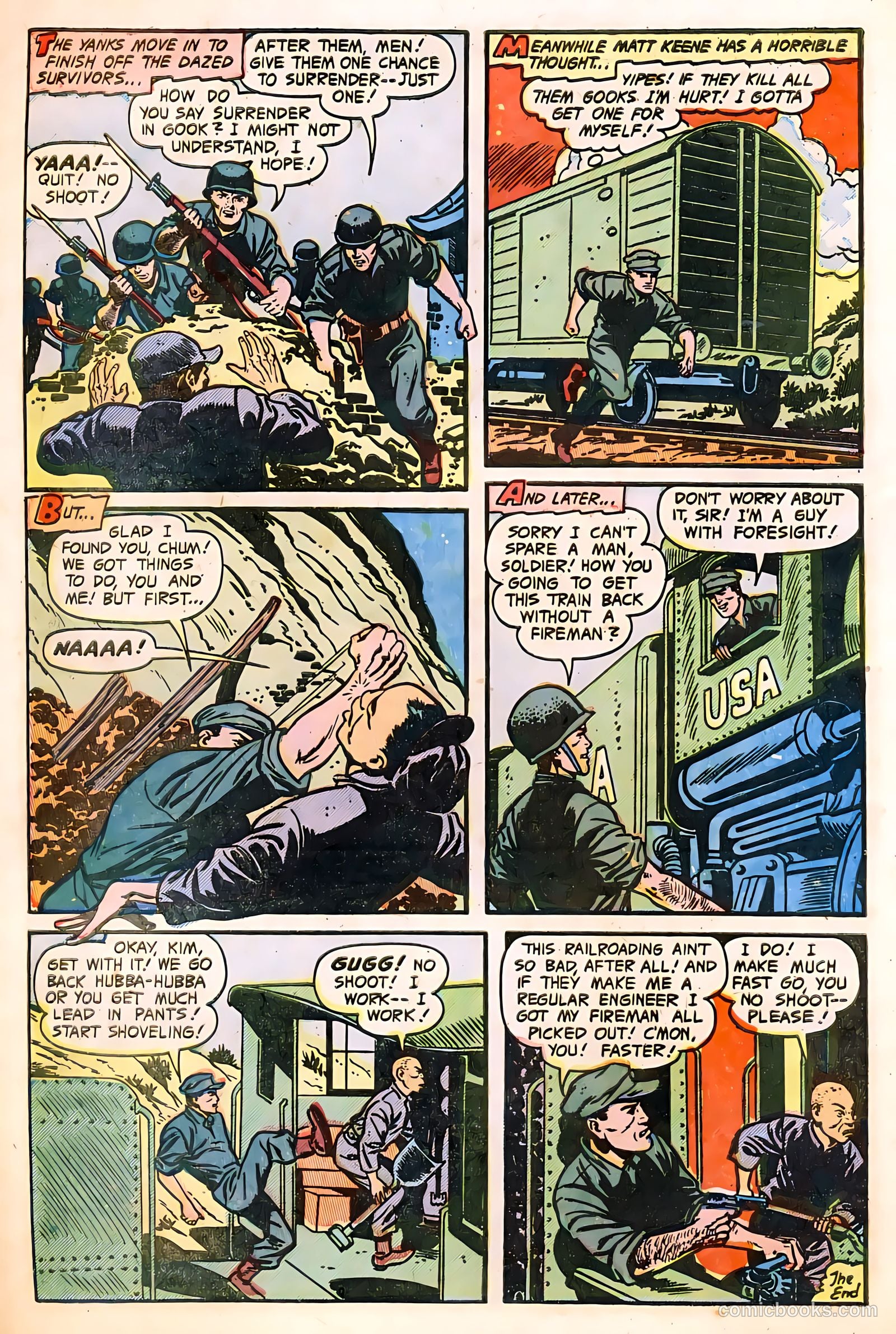 The Fighting Man #8 (1953) — page 10 of 36