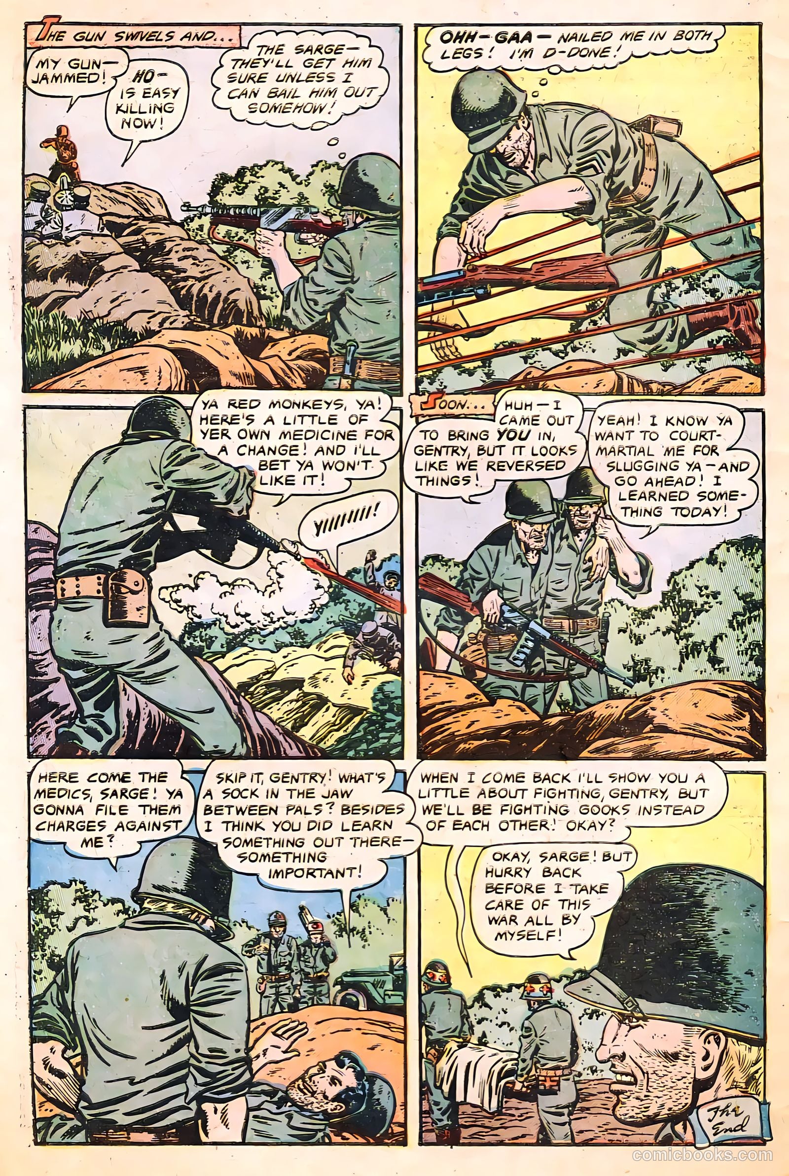 The Fighting Man #8 (1953) — page 32 of 36