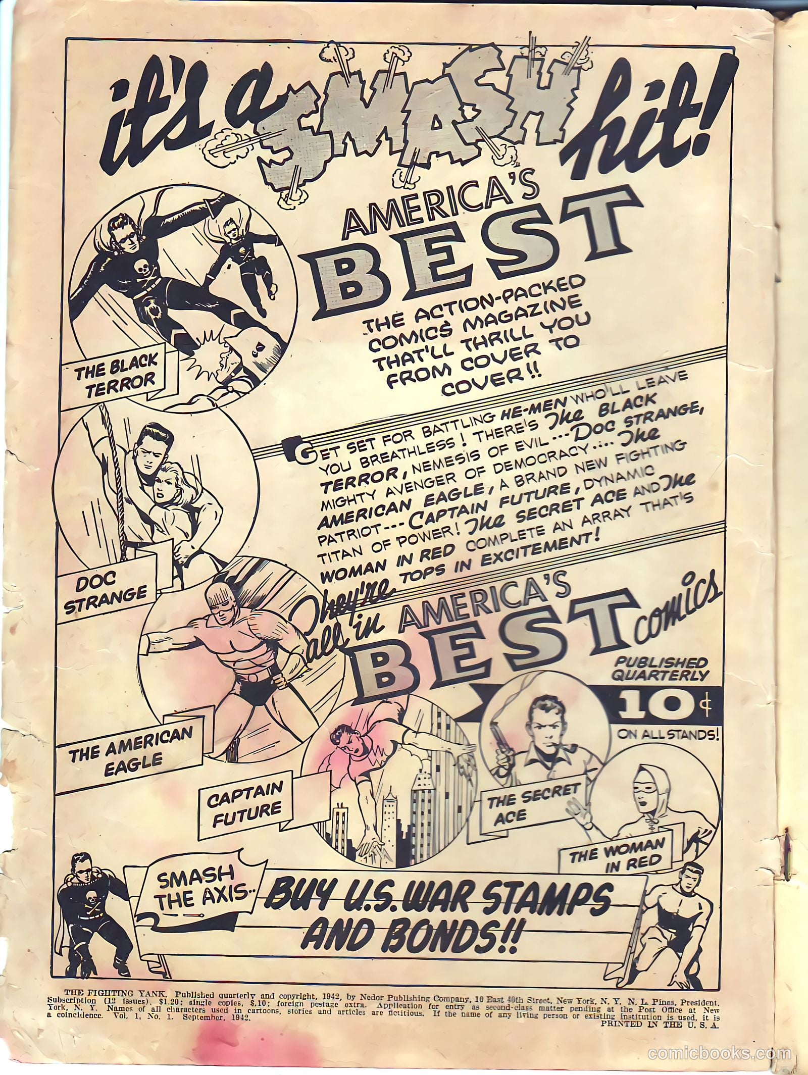 The Fighting Yank #1 (1942) — page 3 of 69