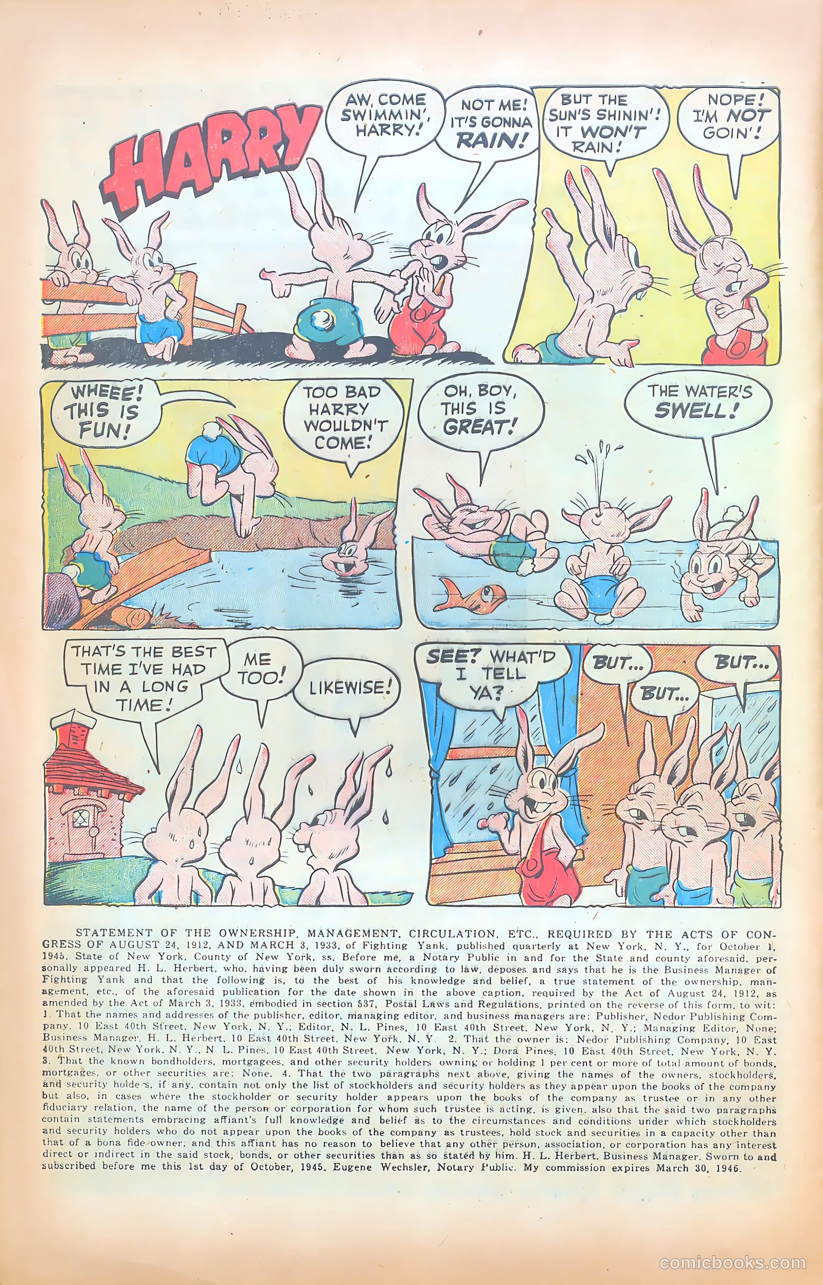 The Fighting Yank #15 (1946) — page 40 of 52