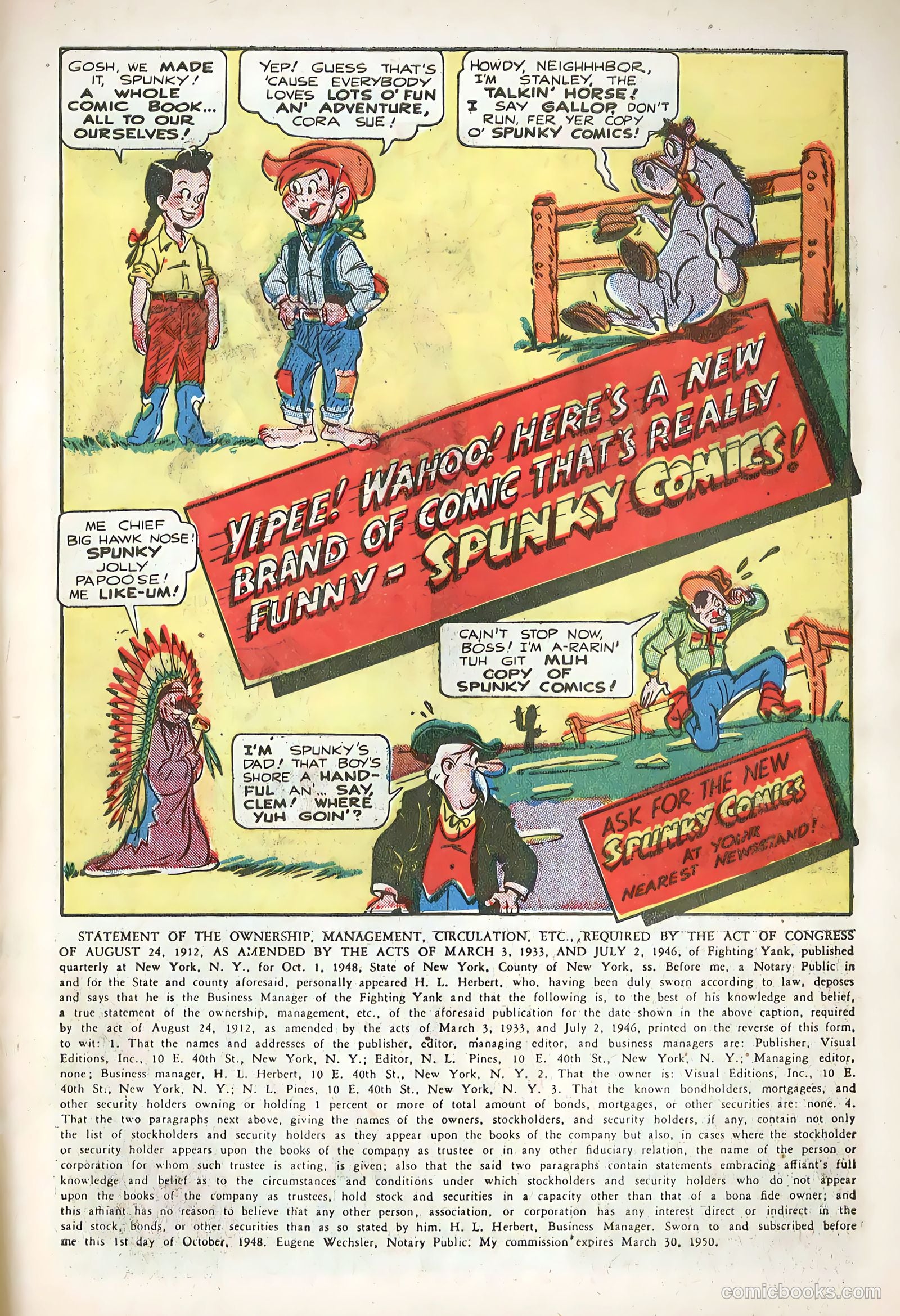 The Fighting Yank #28 (1949) — page 31 of 36