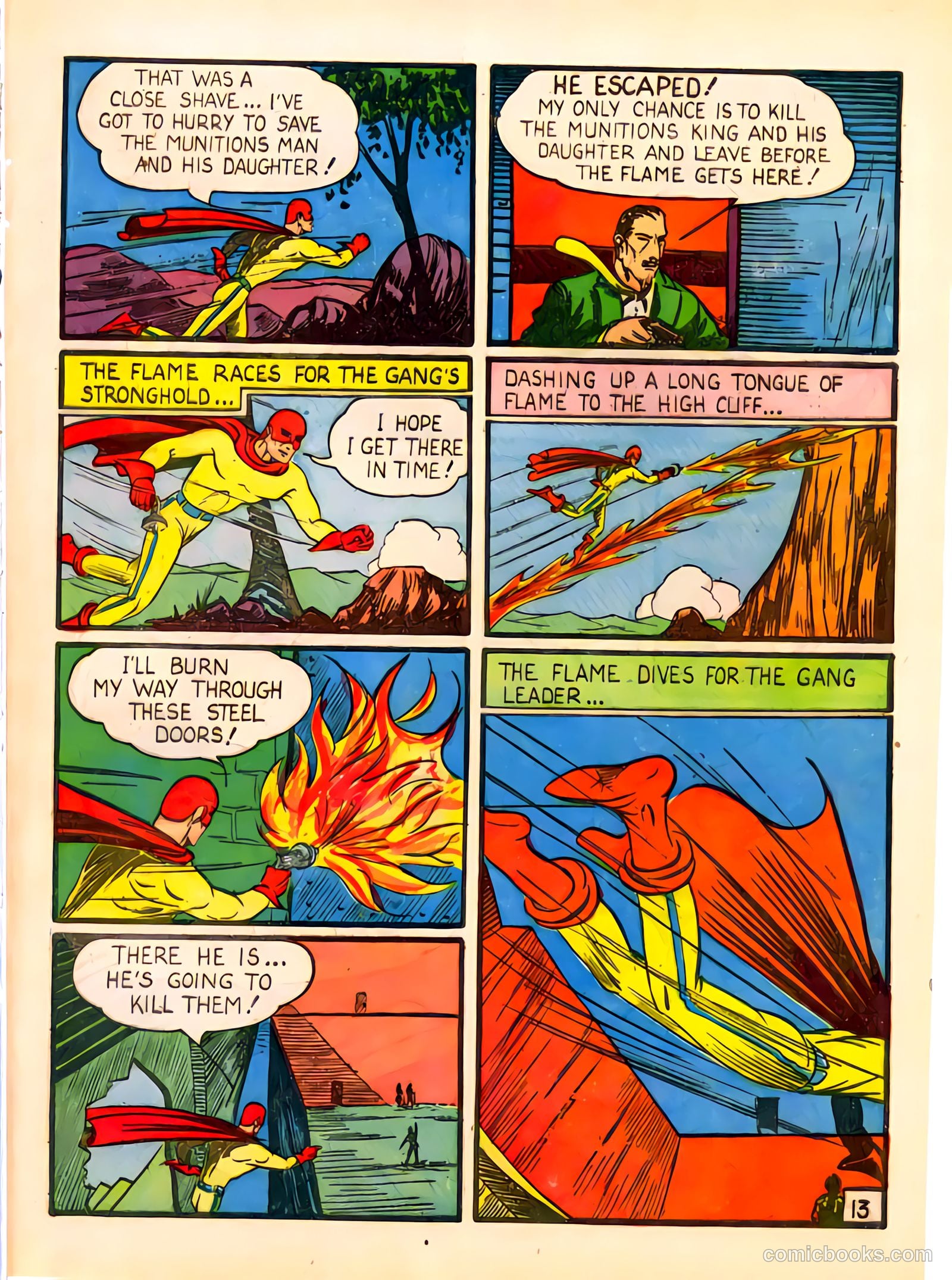 The Flame #1 (1940) — page 15 of 68
