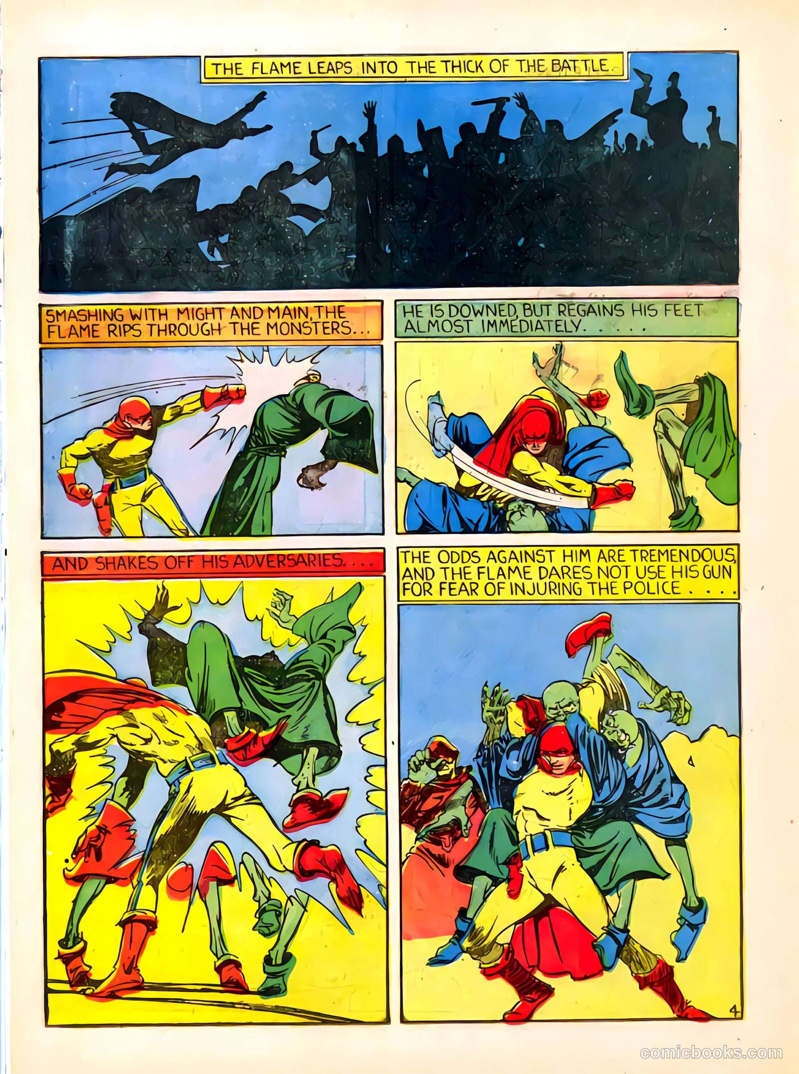 The Flame #1 (1940) — page 38 of 68