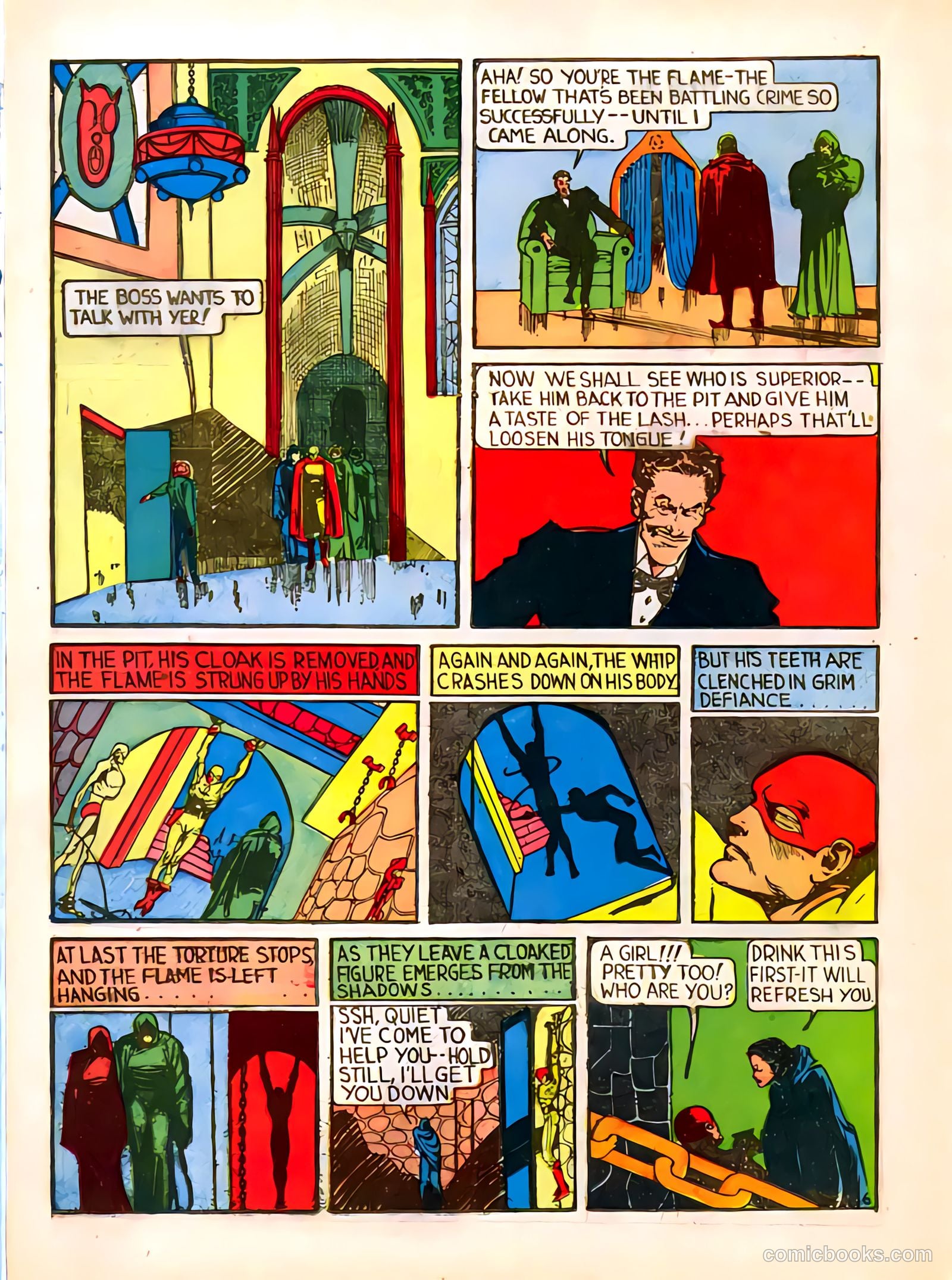 The Flame #1 (1940) — page 40 of 68