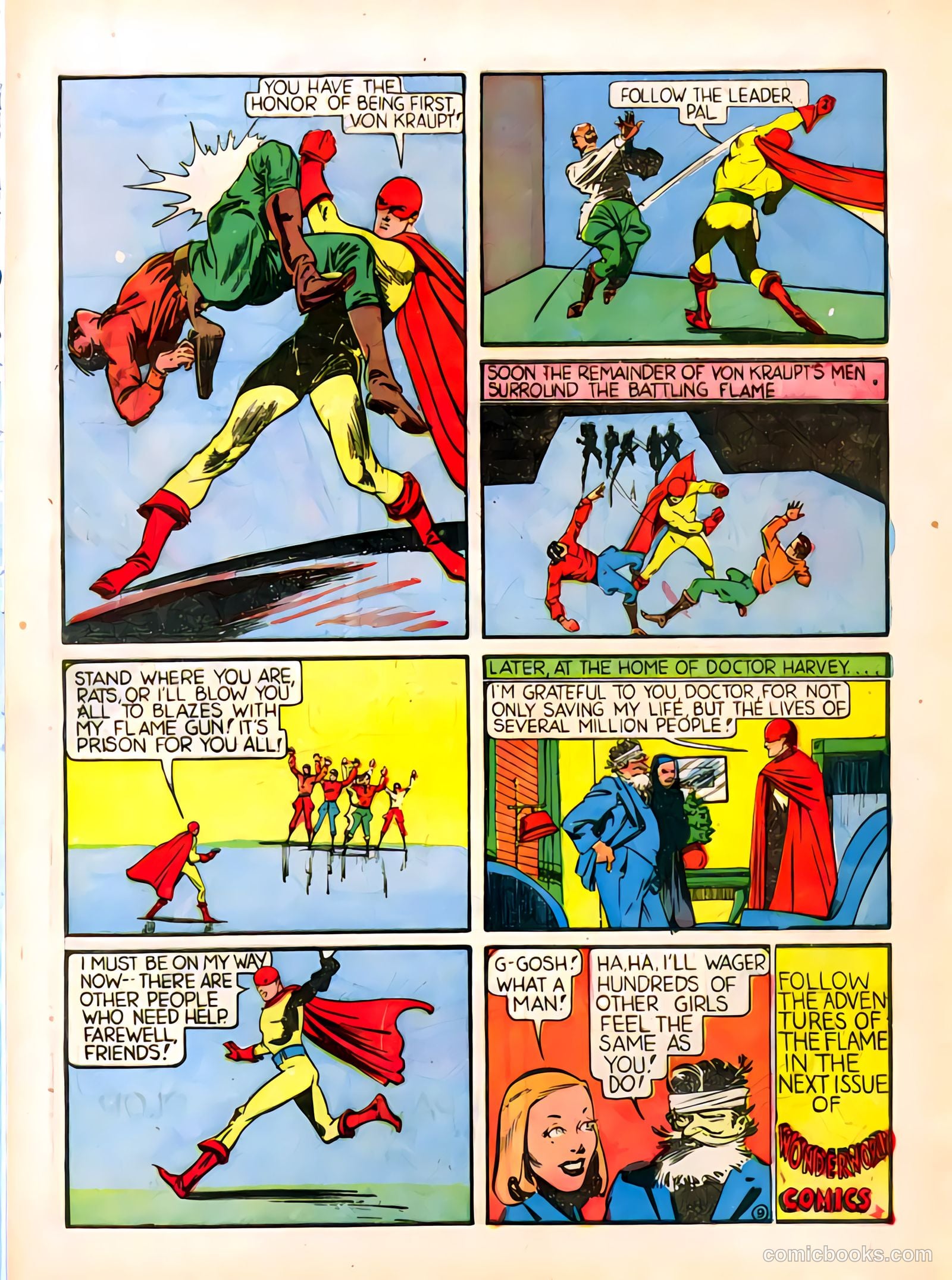 The Flame #1 (1940) — page 54 of 68