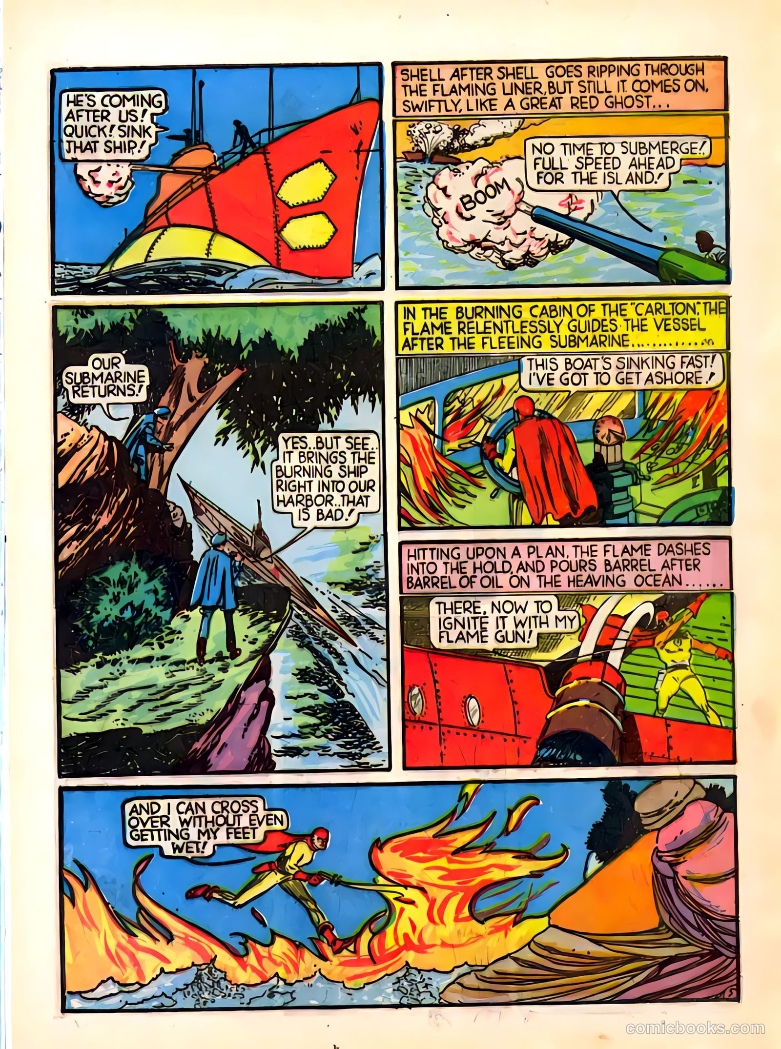 The Flame #1 (1940) — page 60 of 68