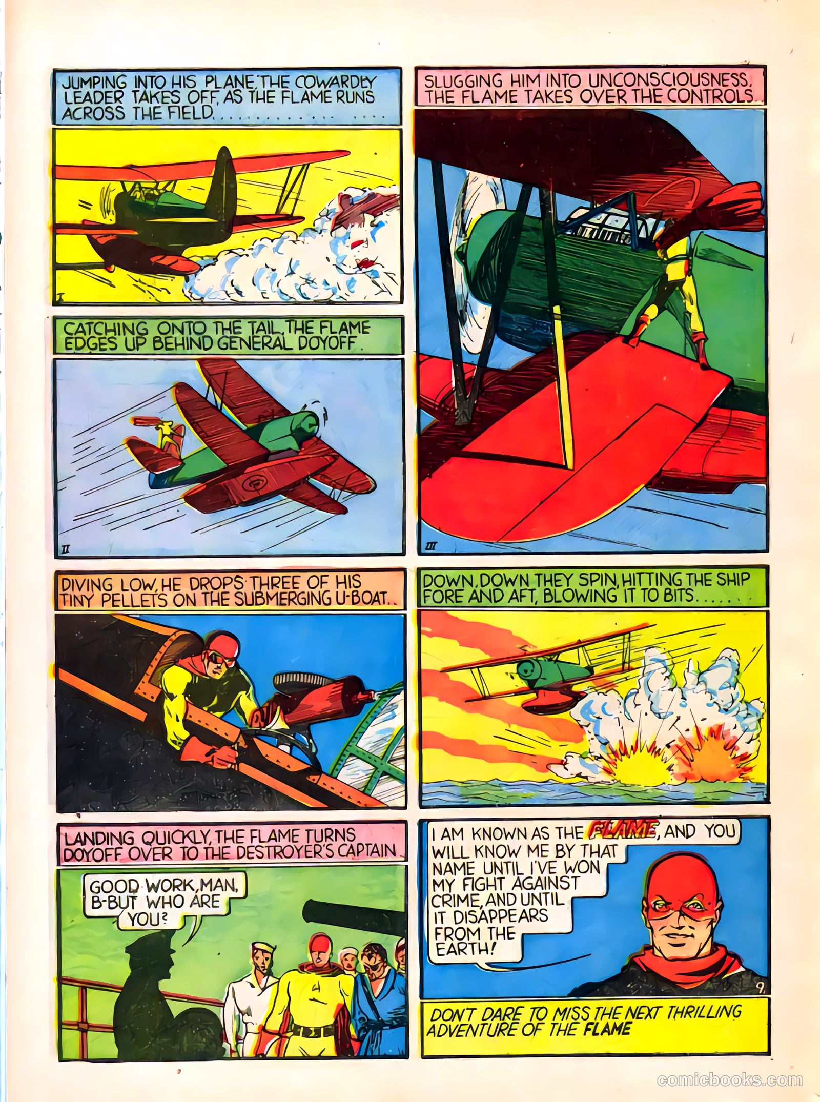 The Flame #1 (1940) — page 64 of 68