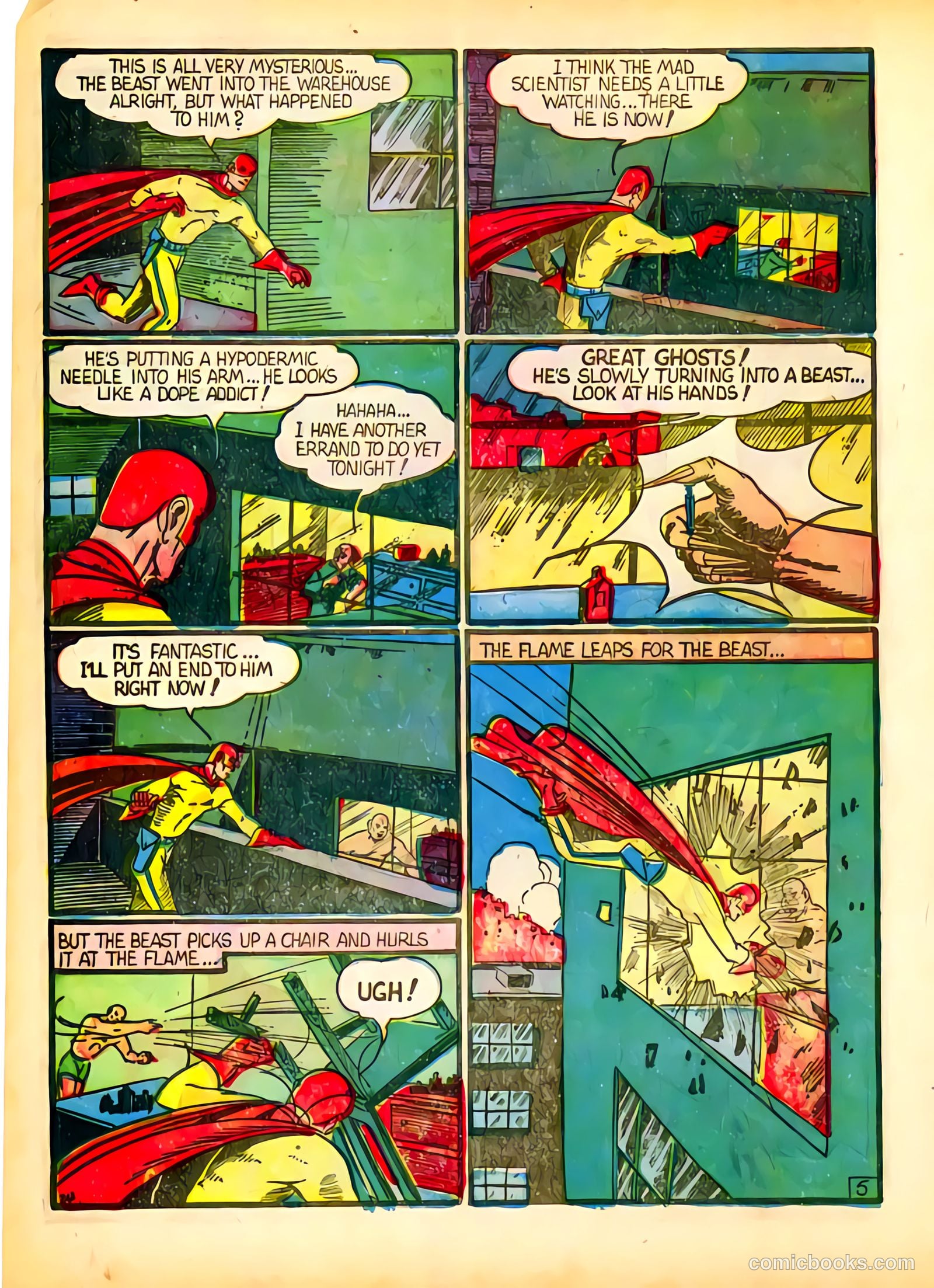 The Flame #3 (1940) — page 39 of 67