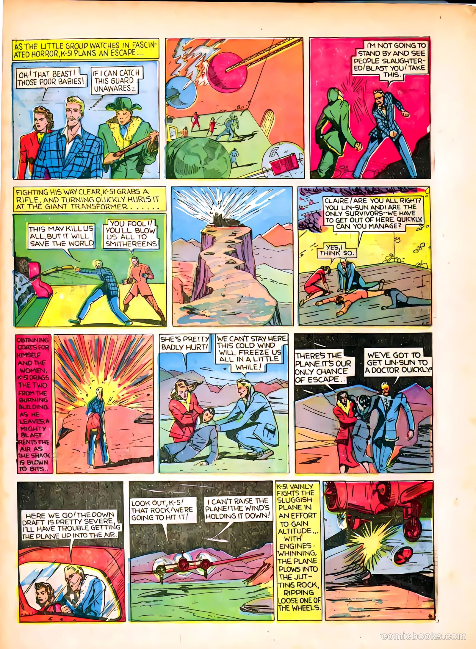 The Flame #3 (1940) — page 63 of 67