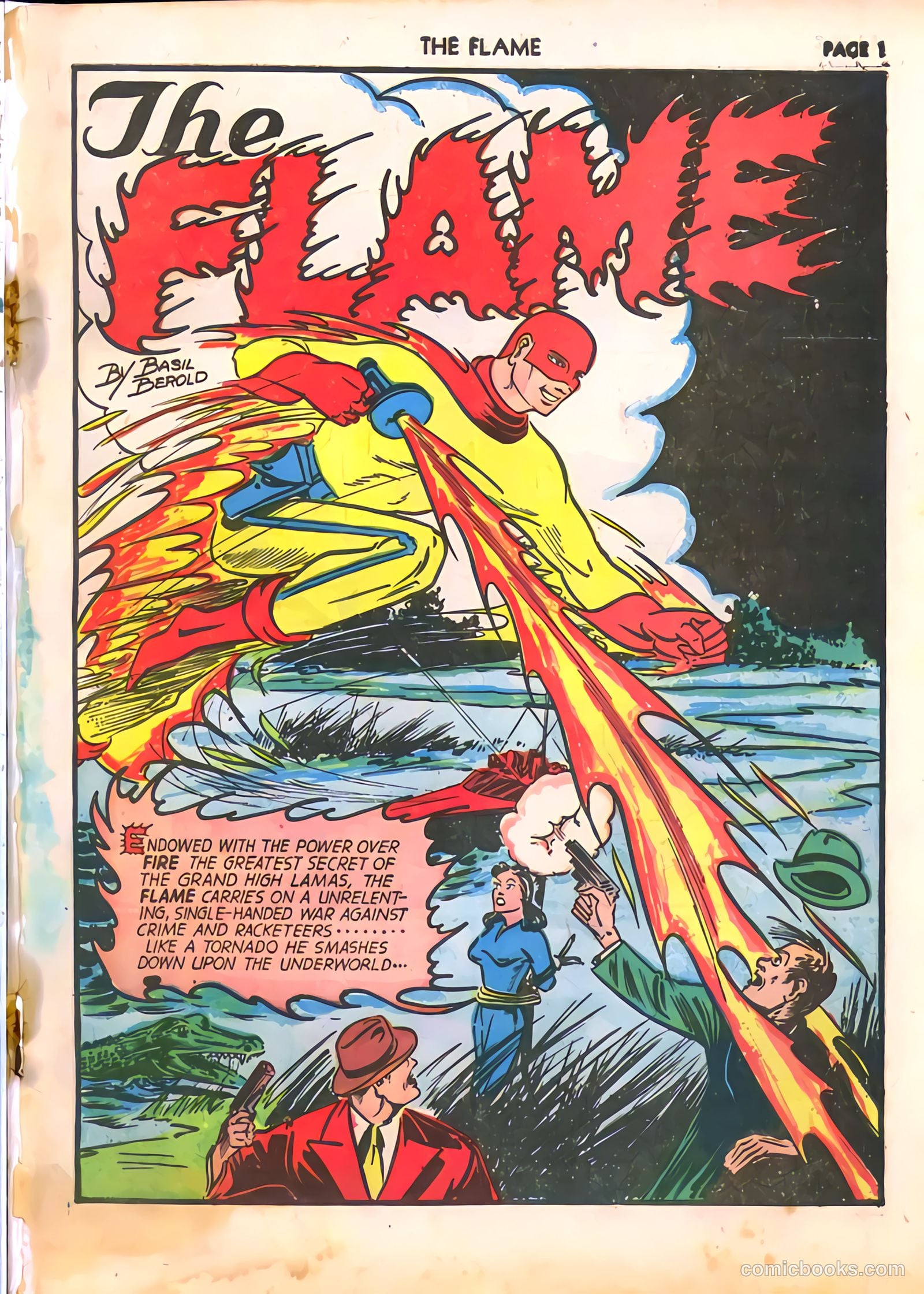 The Flame #4 (1941) — page 2 of 67