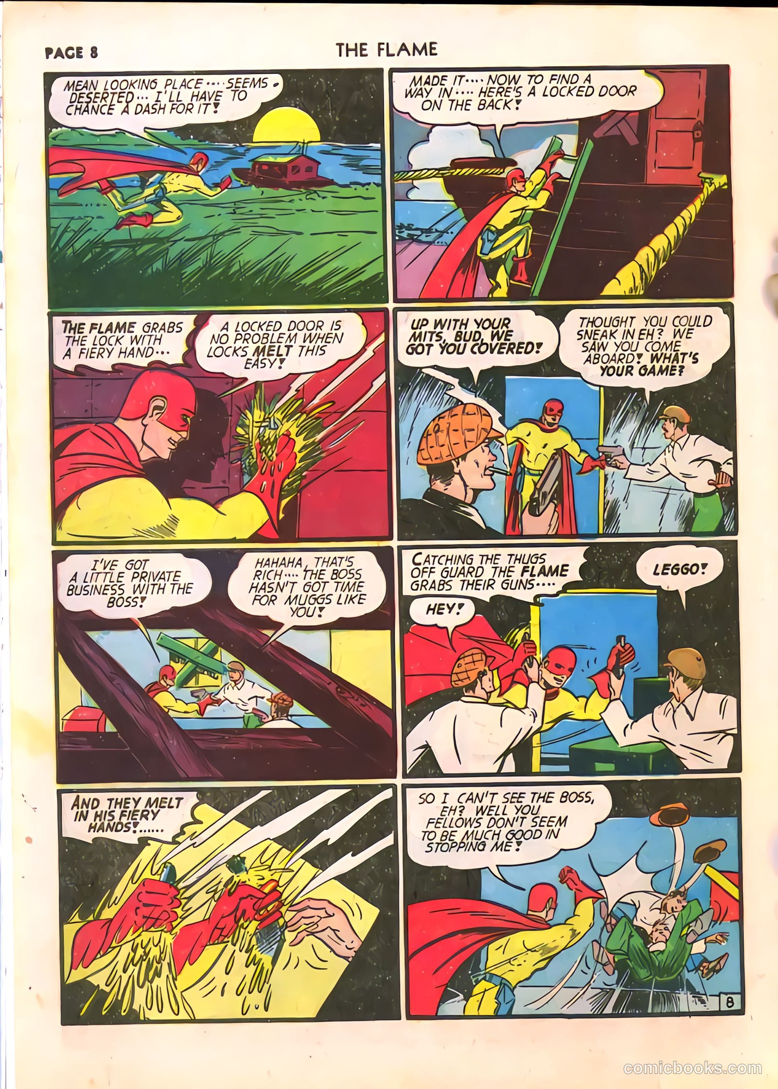 The Flame #4 (1941) — page 9 of 67