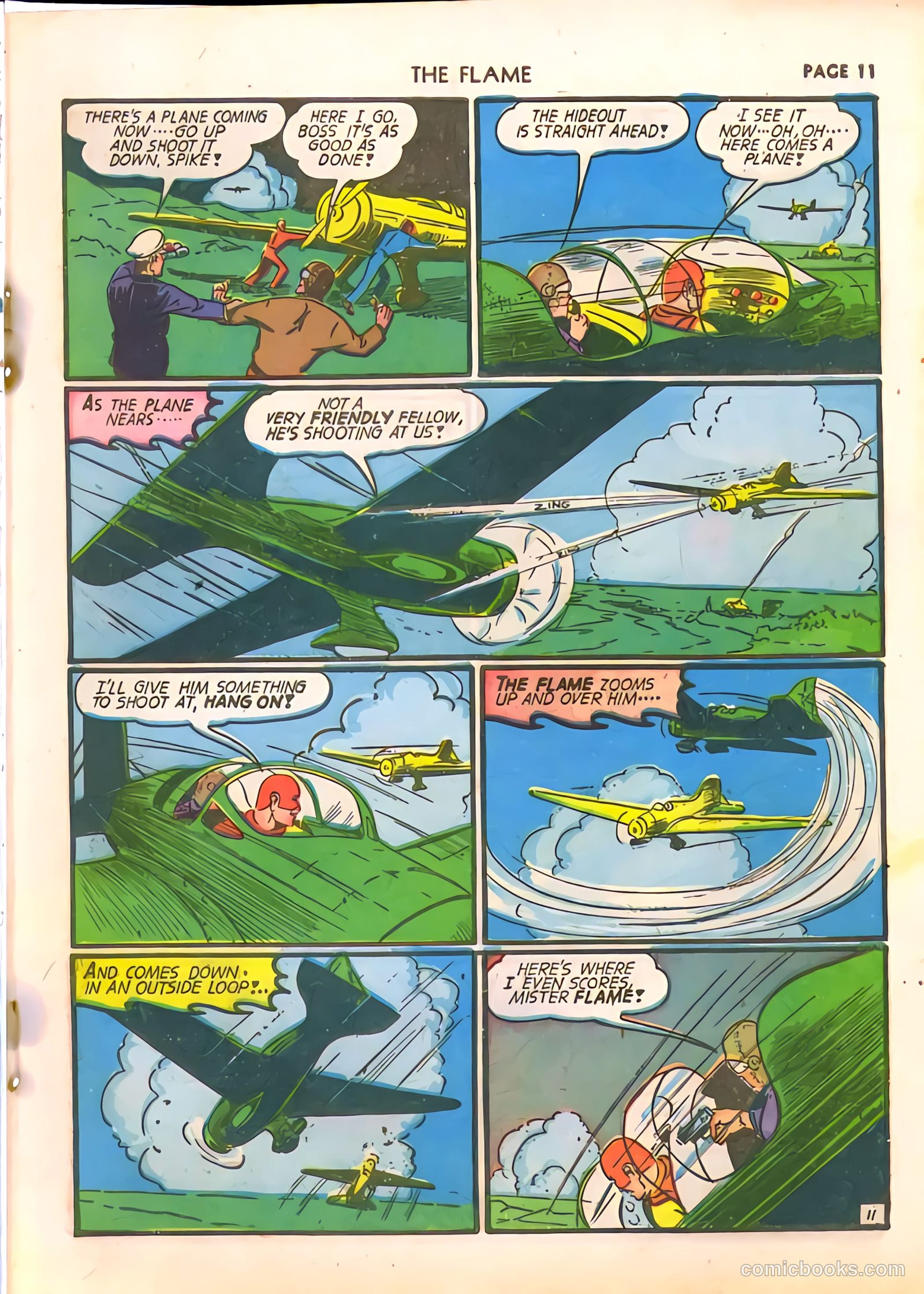The Flame #4 (1941) — page 12 of 67