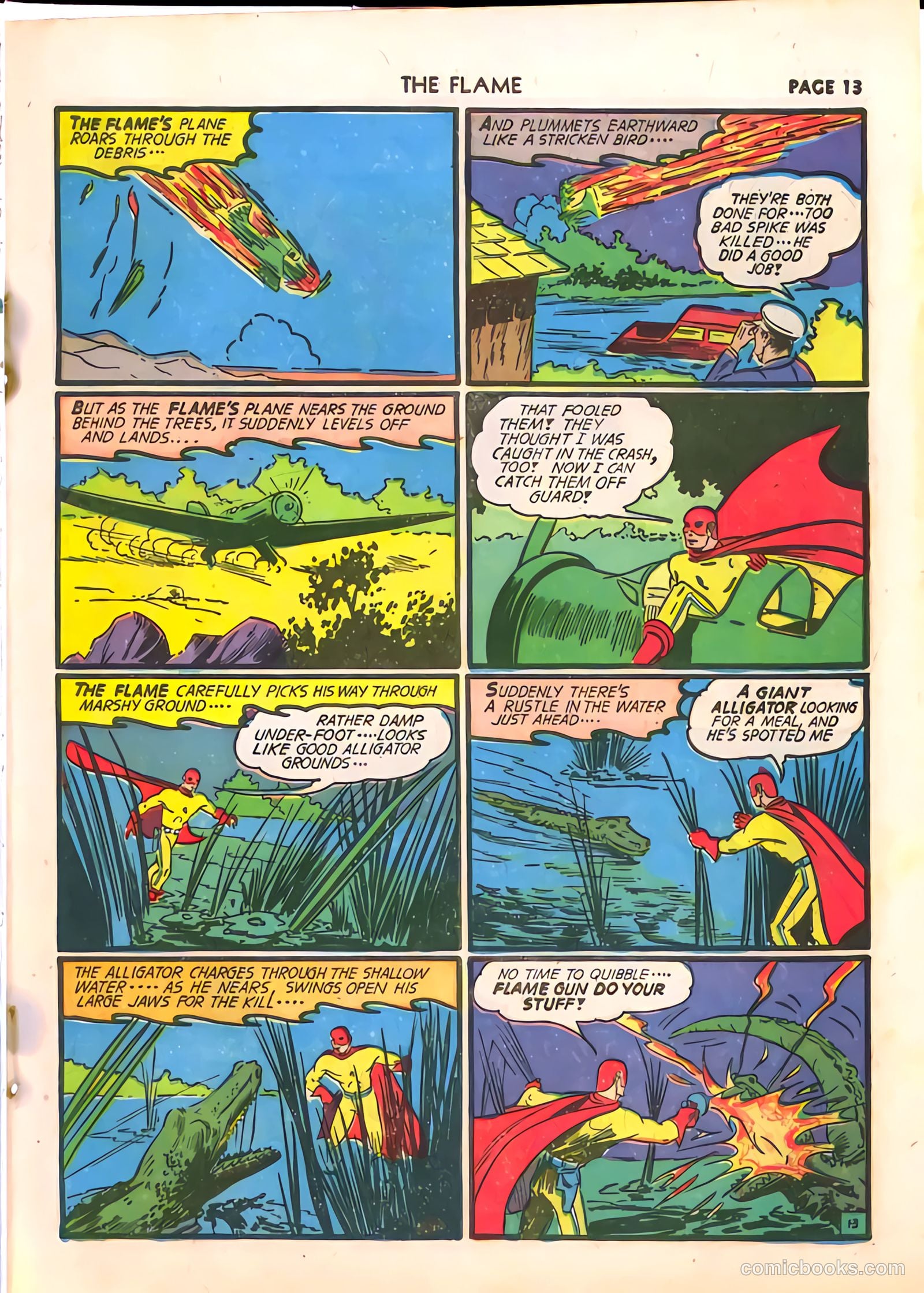 The Flame #4 (1941) — page 14 of 67