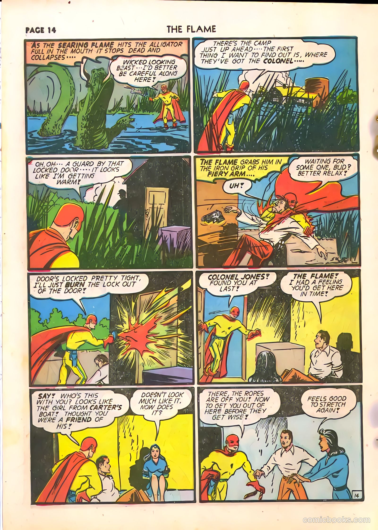 The Flame #4 (1941) — page 15 of 67