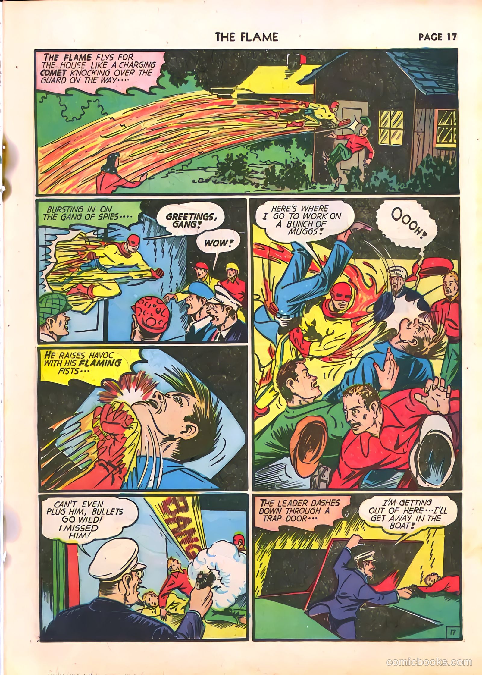 The Flame #4 (1941) — page 18 of 67